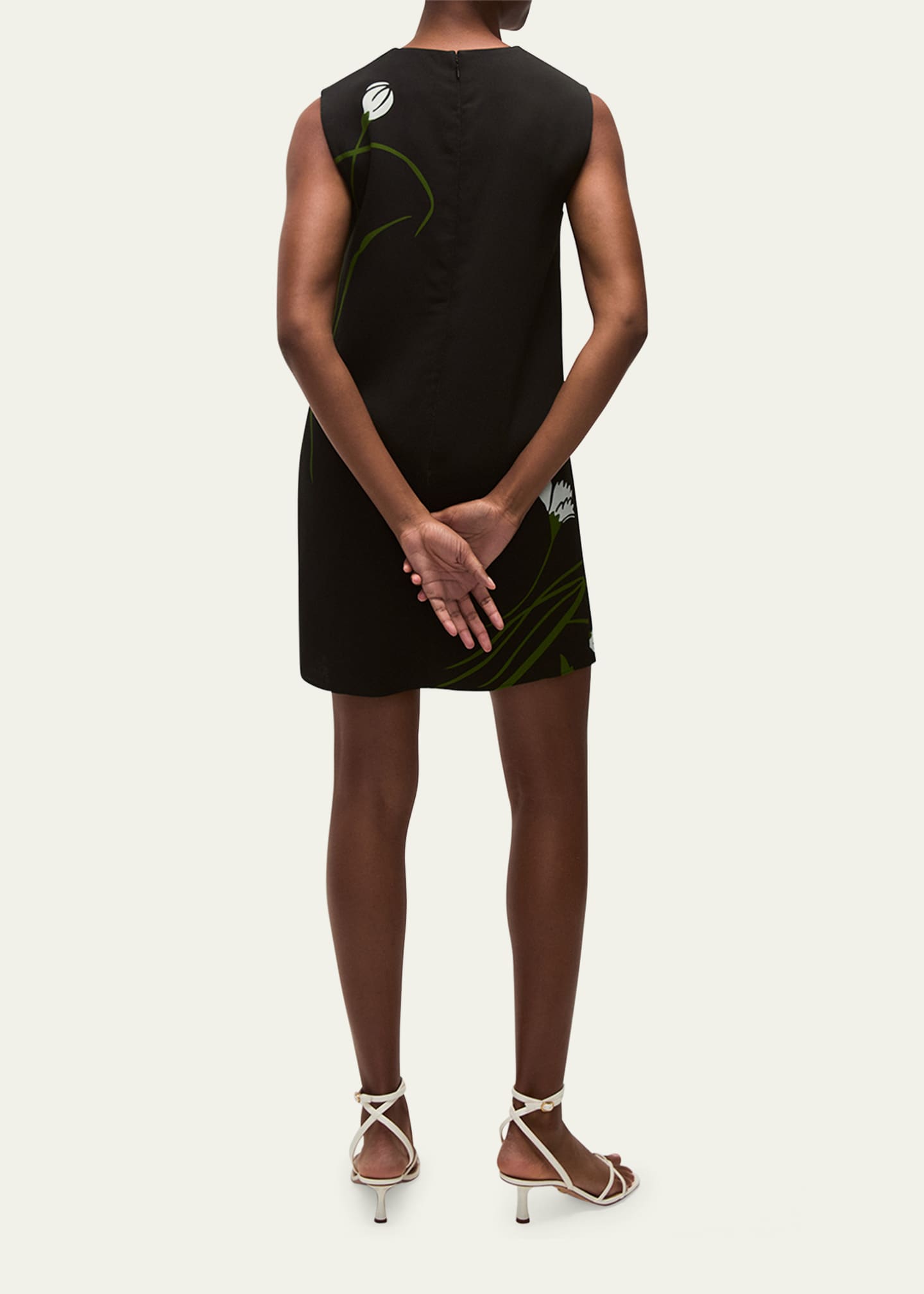 Veronica Beard Cromwell Floral Sleeveless Shift Dress Image 3 of 4