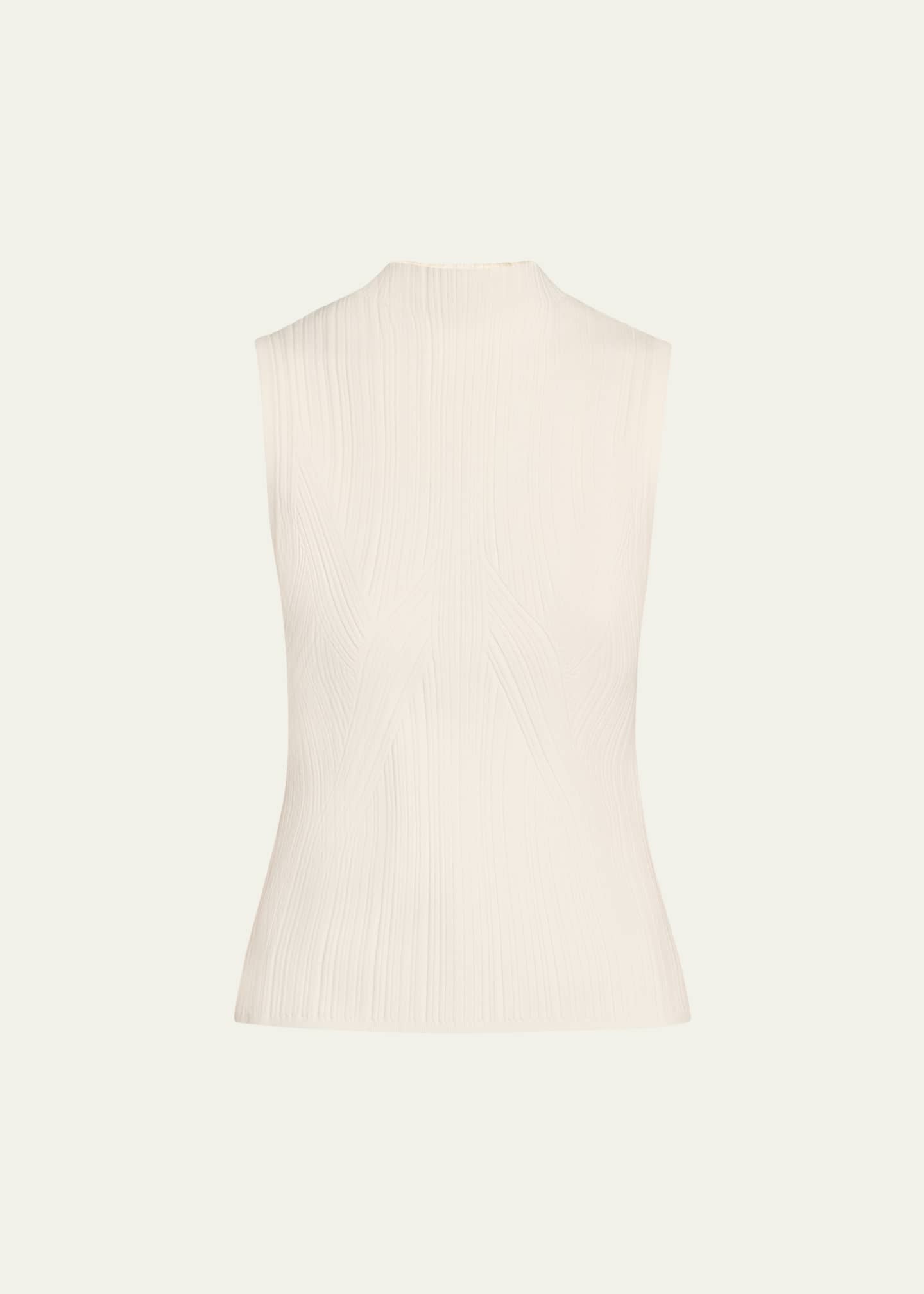 Veronica Beard Nellie Ribbed Shell Image 1 of 5