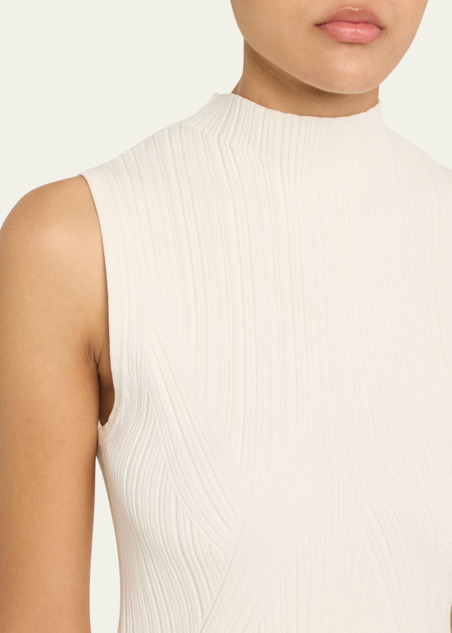 Veronica Beard Nellie Ribbed Shell Image 5 of 5