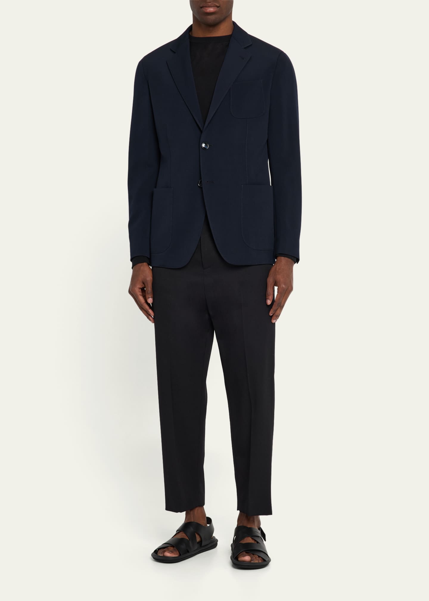 Giorgio Armani Men's Upton Patch-Pocket Sport Coat Image 2 of 8