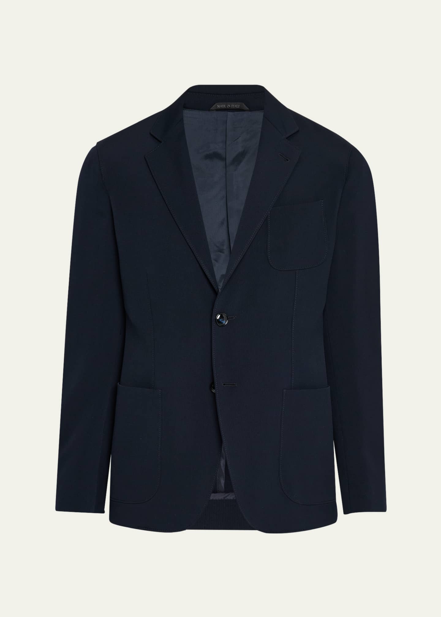 Giorgio Armani Men's Upton Patch-Pocket Sport Coat Image 1 of 8