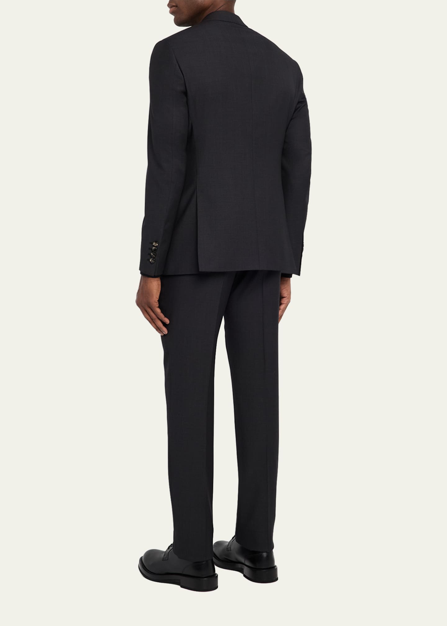 Giorgio Armani Men's Pinpoint Twill Suit Image 3 of 8