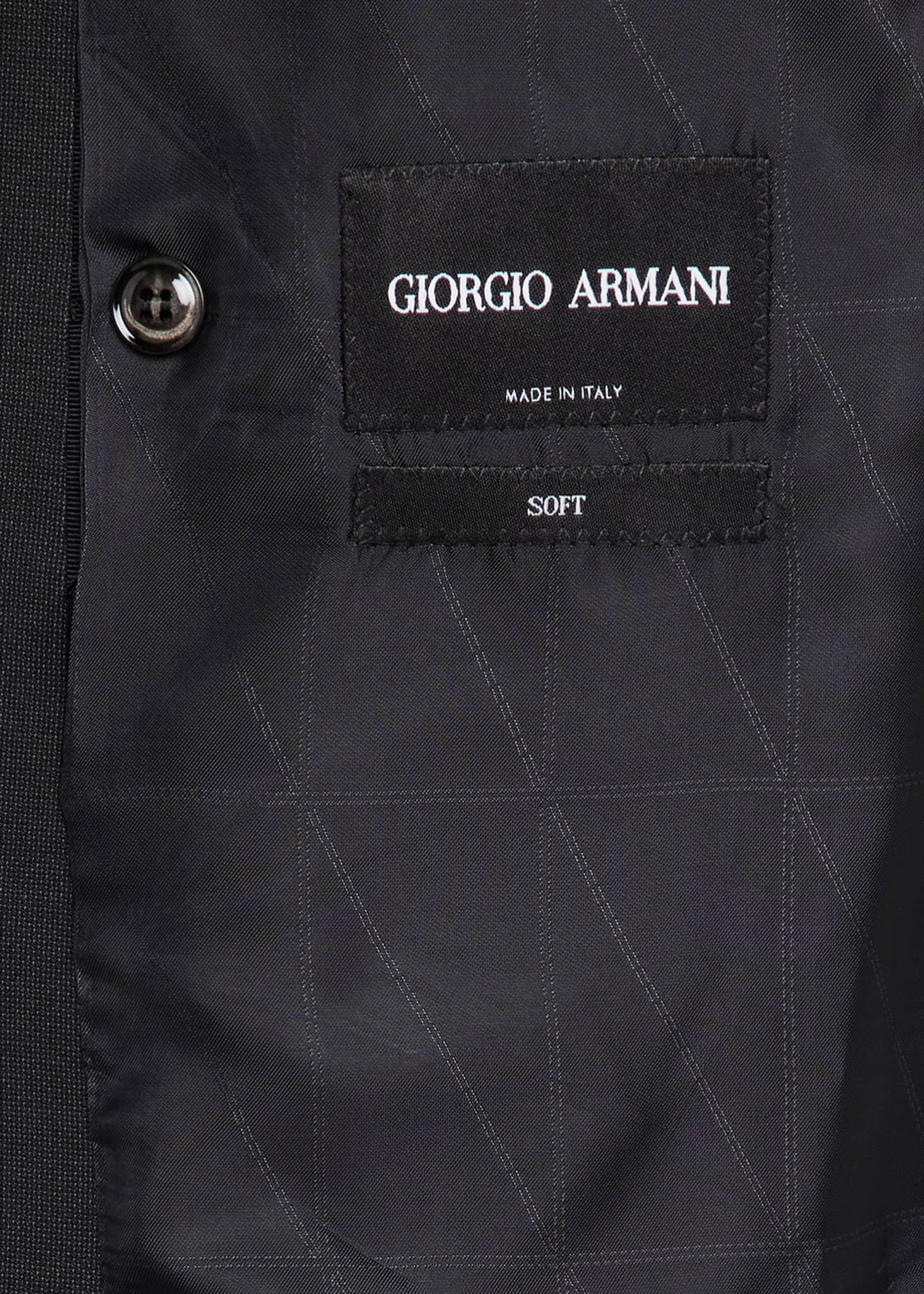 Giorgio Armani Men's Pinpoint Twill Suit Image 7 of 8