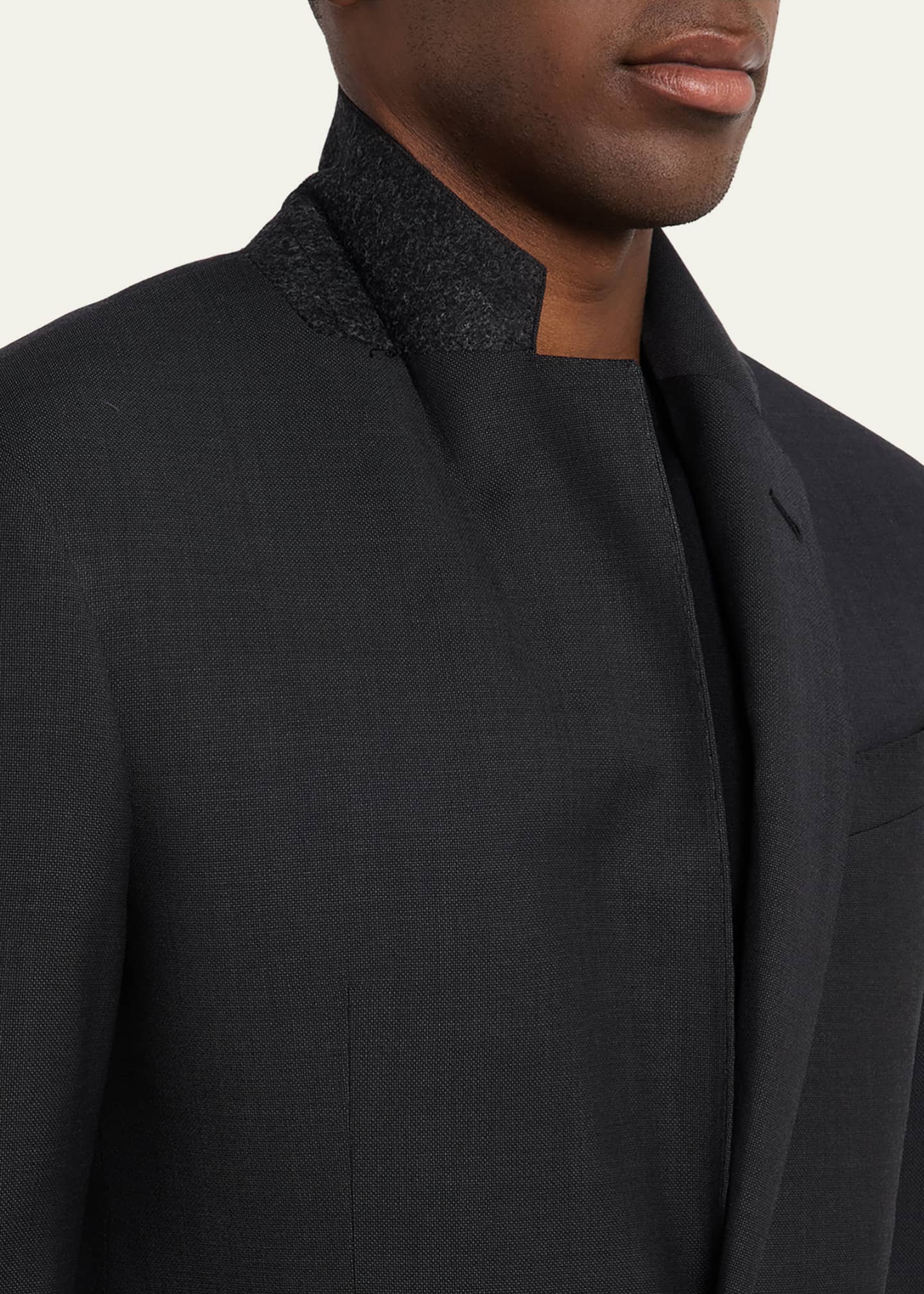 Giorgio Armani Men's Pinpoint Twill Suit Image 8 of 8