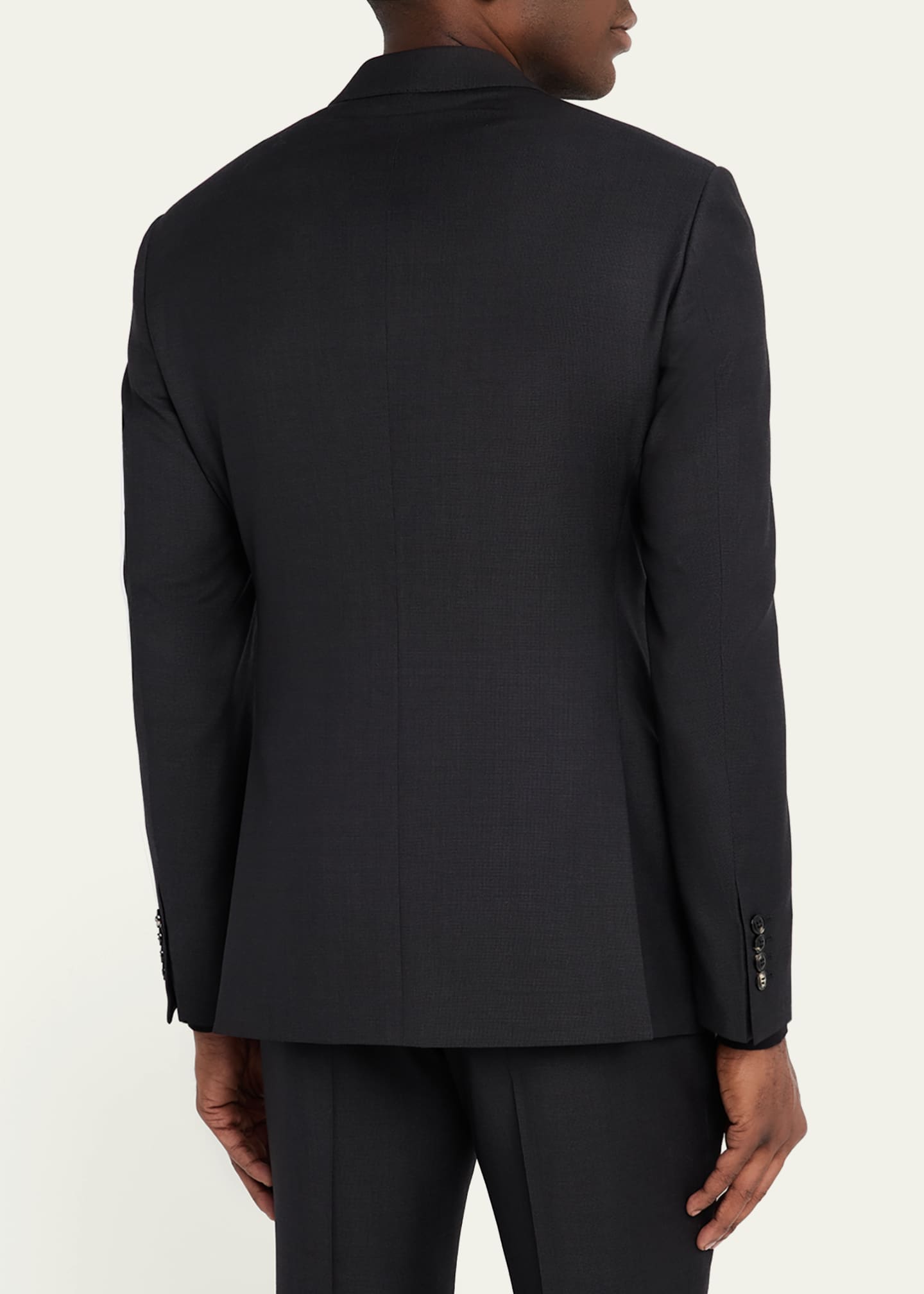 Giorgio Armani Men's Pinpoint Twill Suit Image 5 of 8