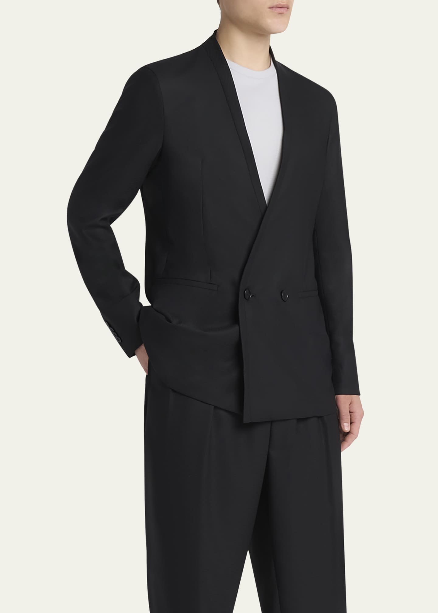 Giorgio Armani Men's Upton Double-Breasted Suit Image 4 of 8