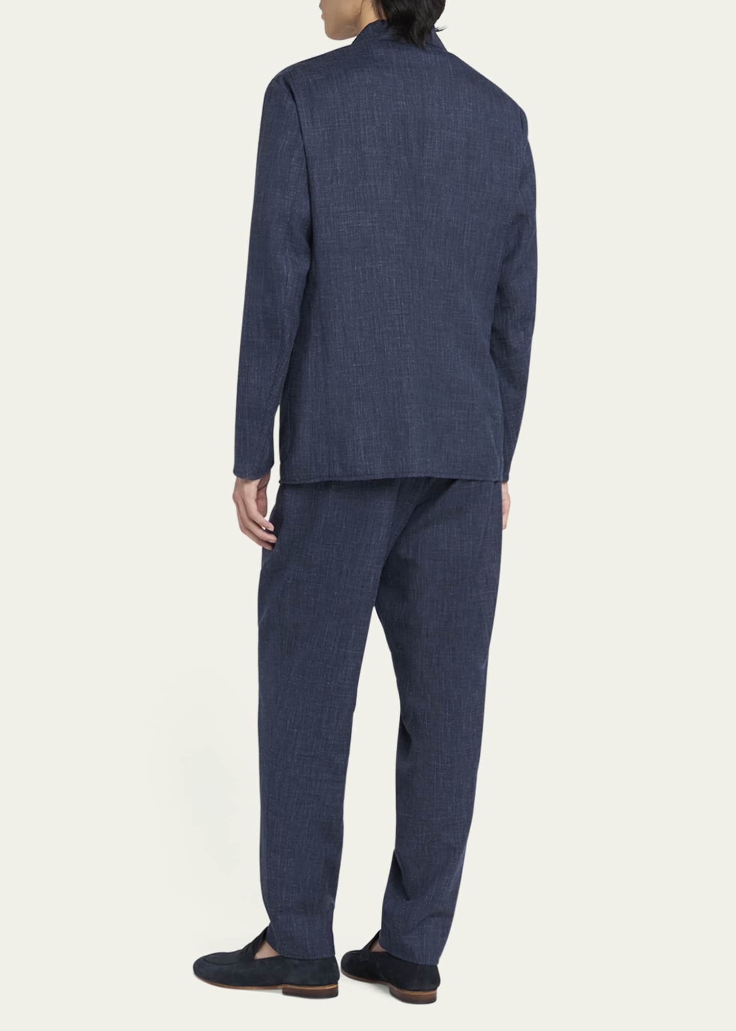 Giorgio Armani Men's Wool-Silk Melange Sport Coat Image 3 of 8