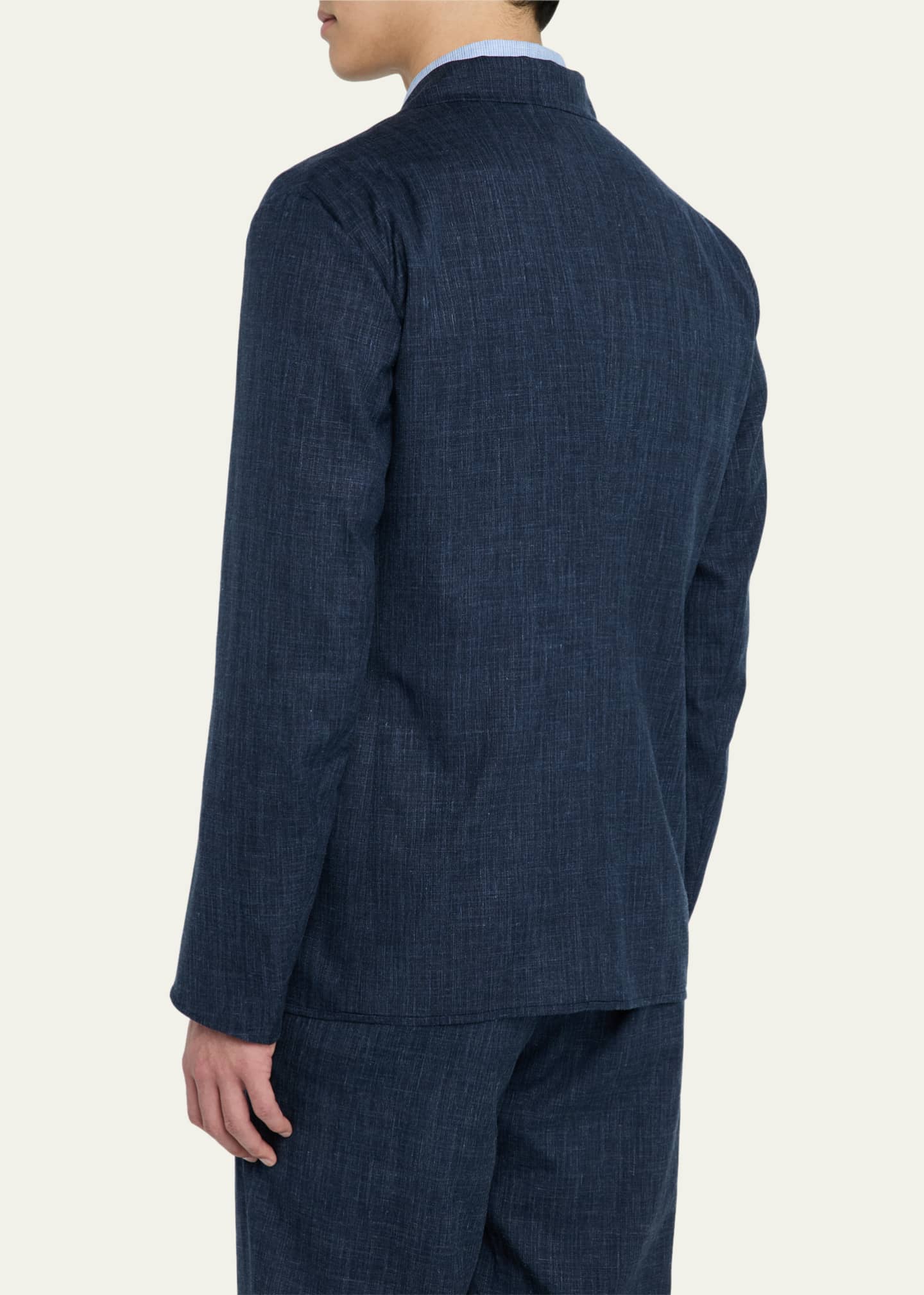 Giorgio Armani Men's Wool-Silk Melange Sport Coat Image 4 of 8
