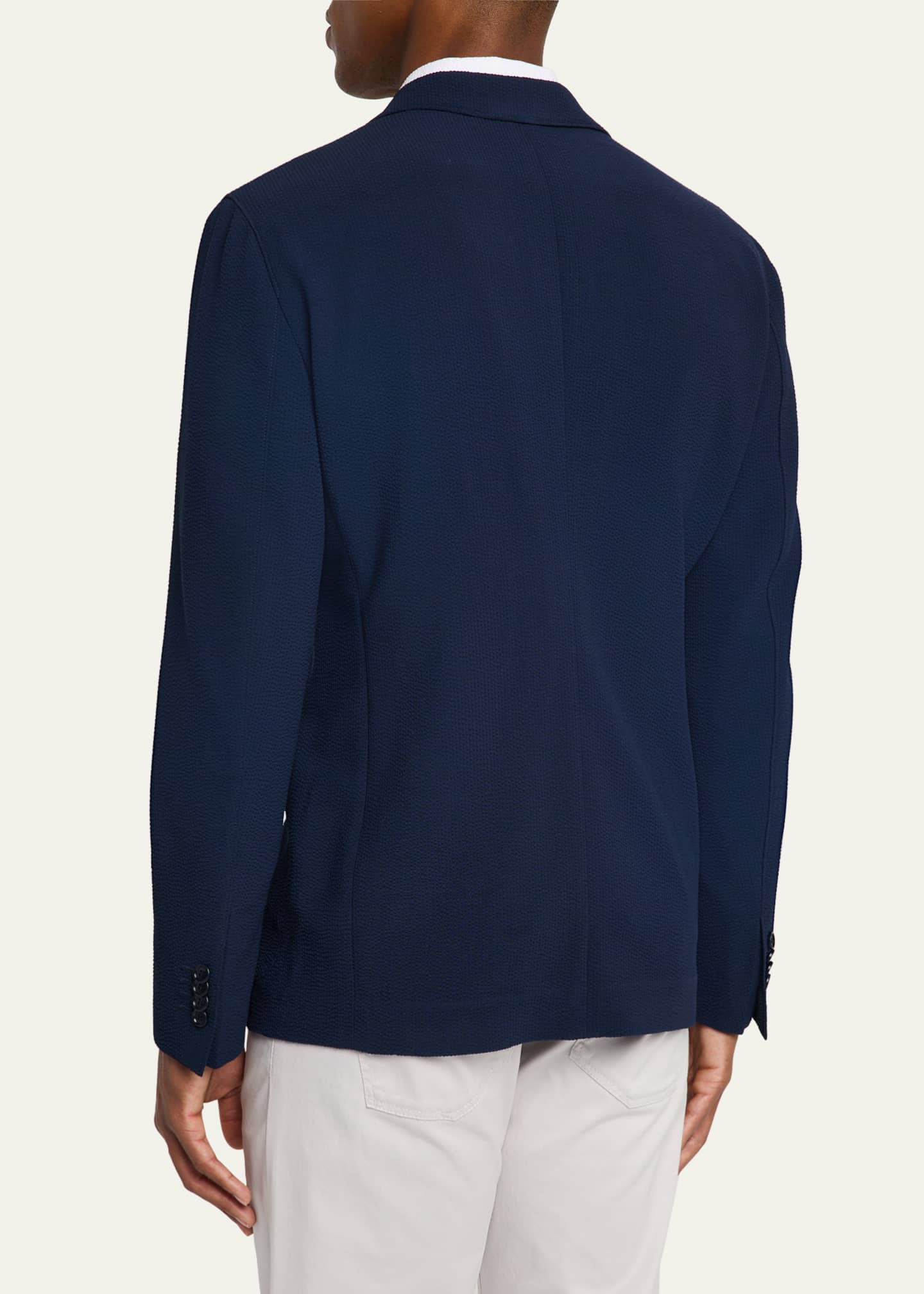 Giorgio Armani Men's Upton Seersucker Sport Coat Image 3 of 8