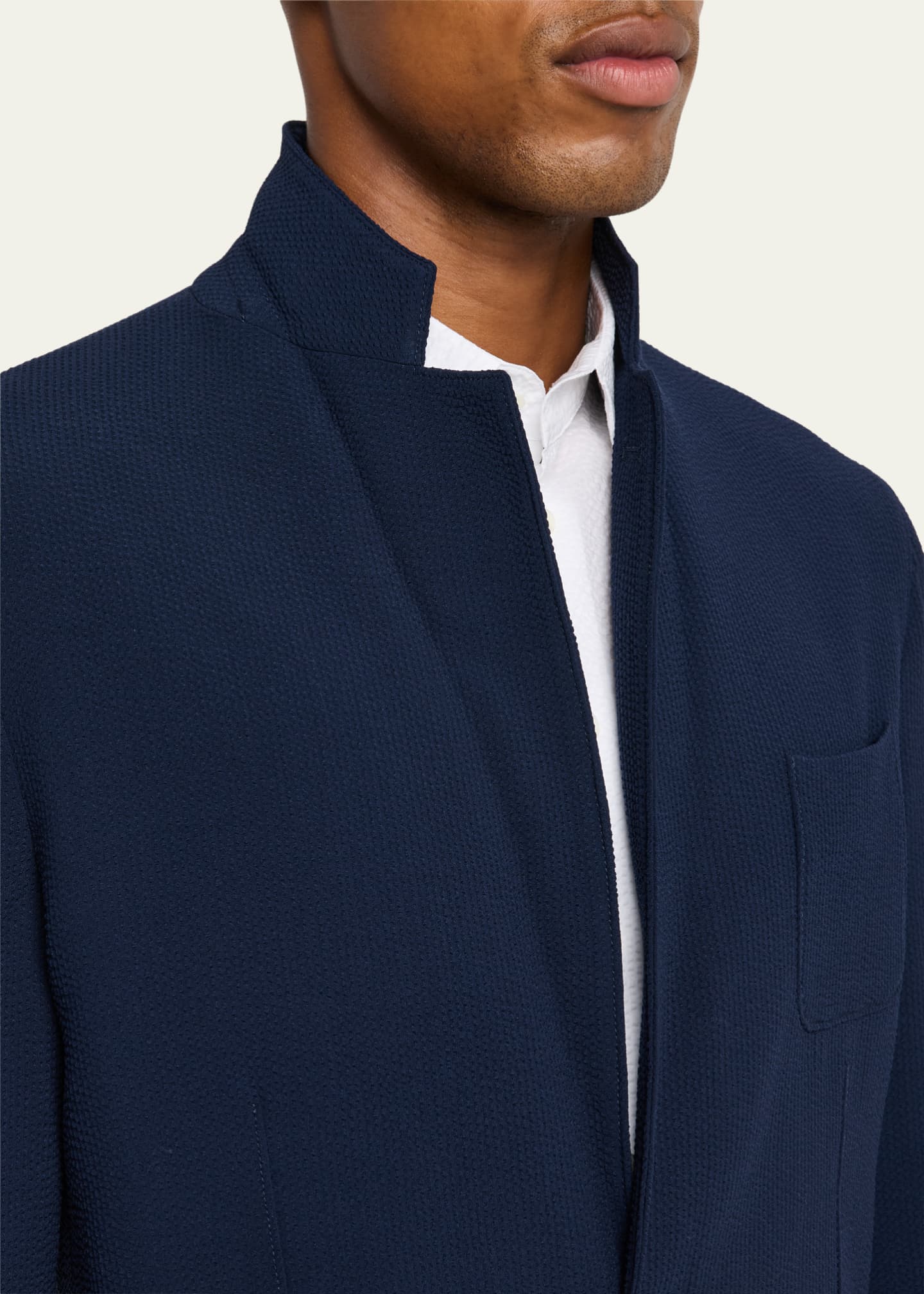 Giorgio Armani Men's Upton Seersucker Sport Coat Image 7 of 8