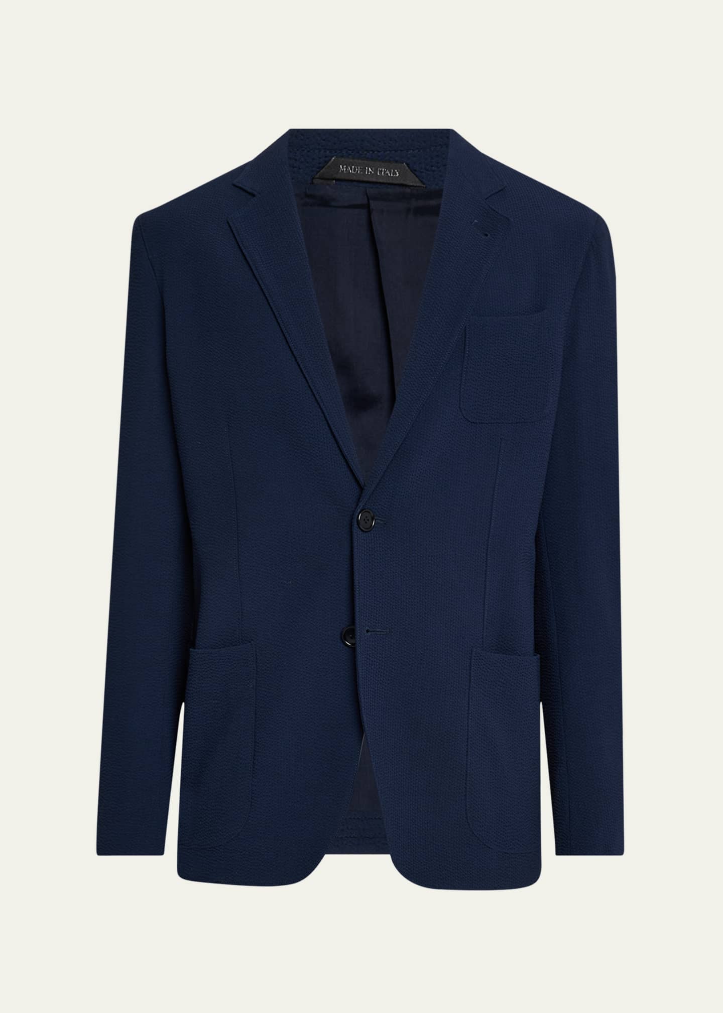 Giorgio Armani Men's Upton Seersucker Sport Coat Image 1 of 8
