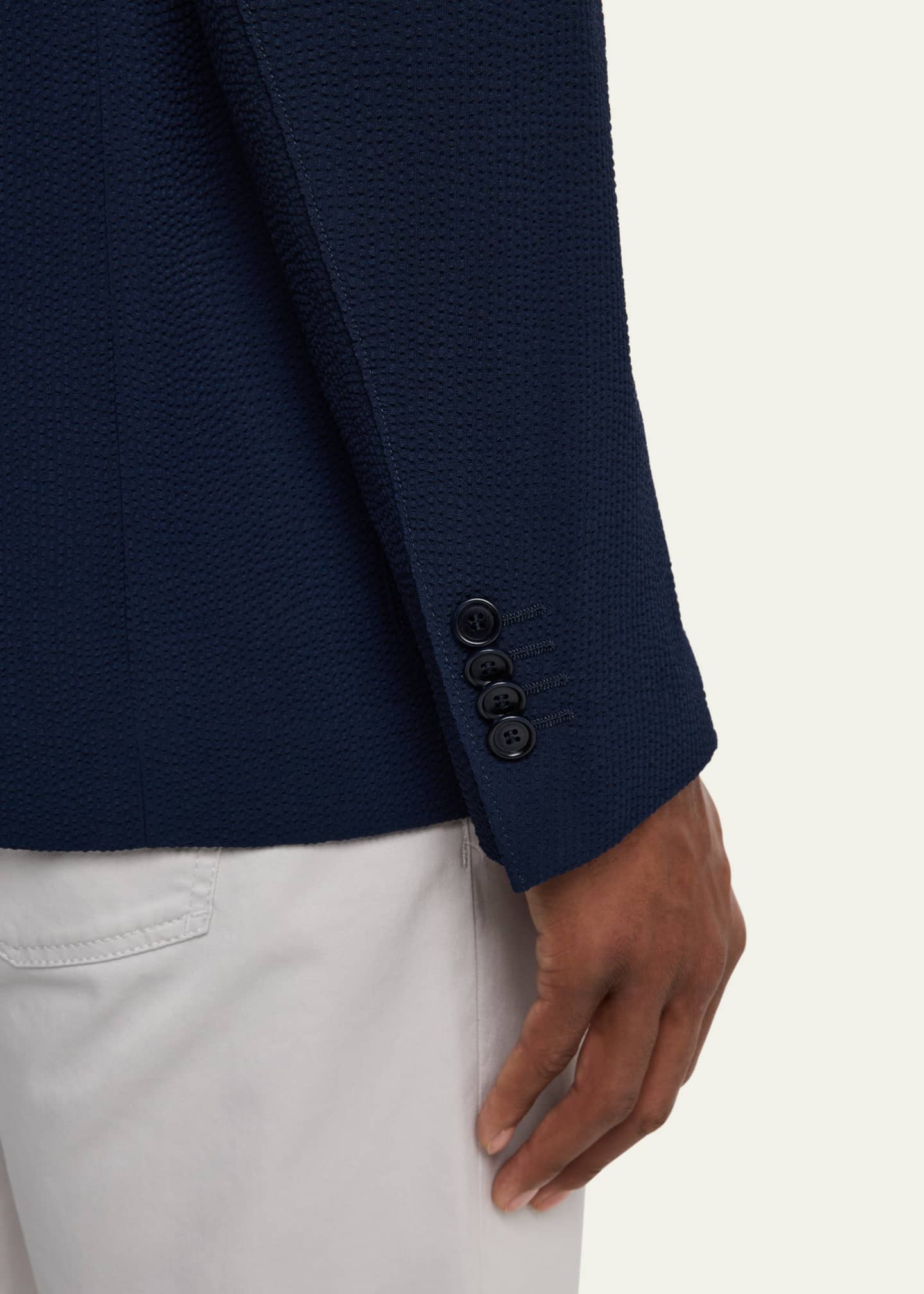 Giorgio Armani Men's Upton Seersucker Sport Coat Image 8 of 8