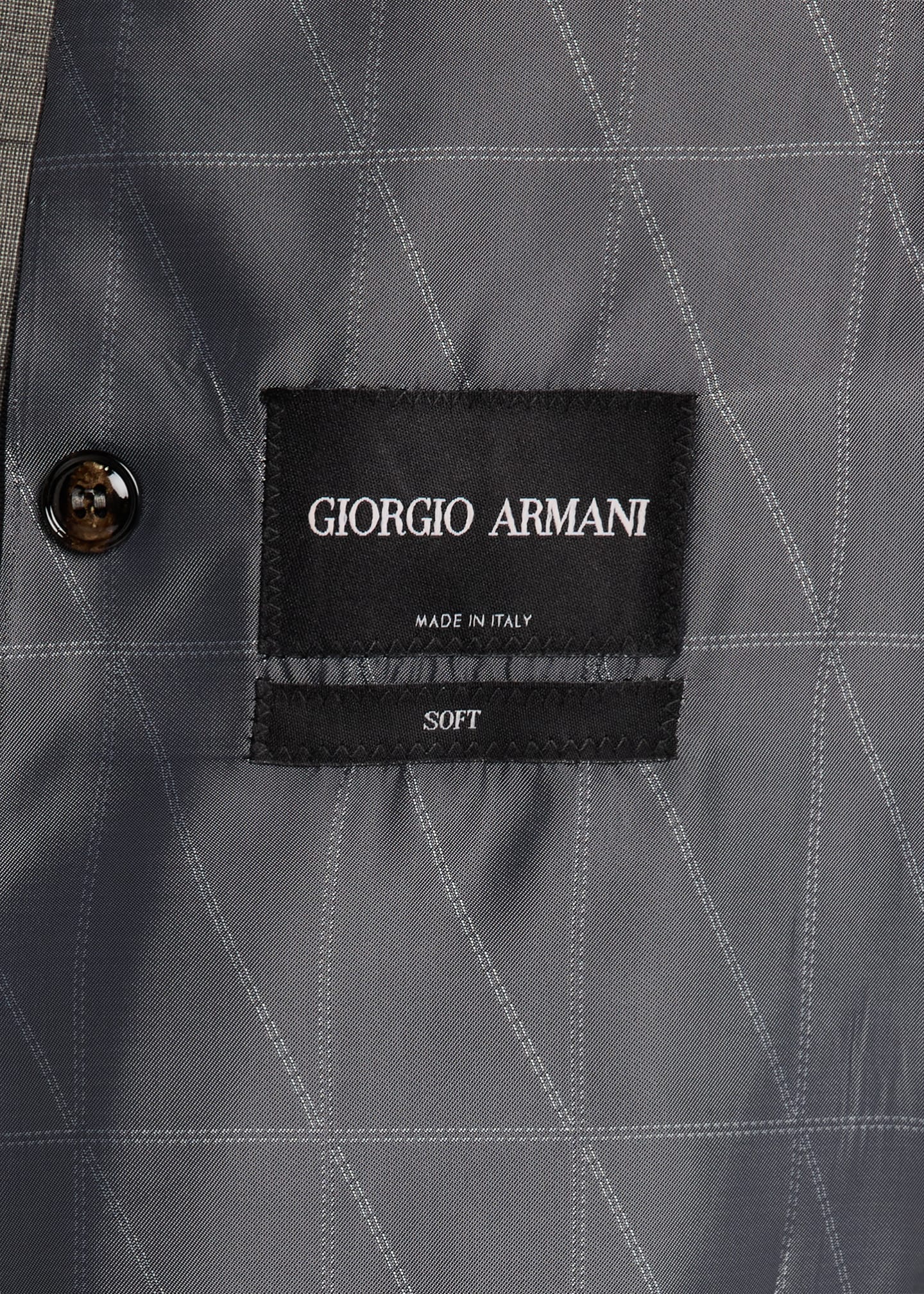 Giorgio Armani Men's Windowpane Suit Image 7 of 8