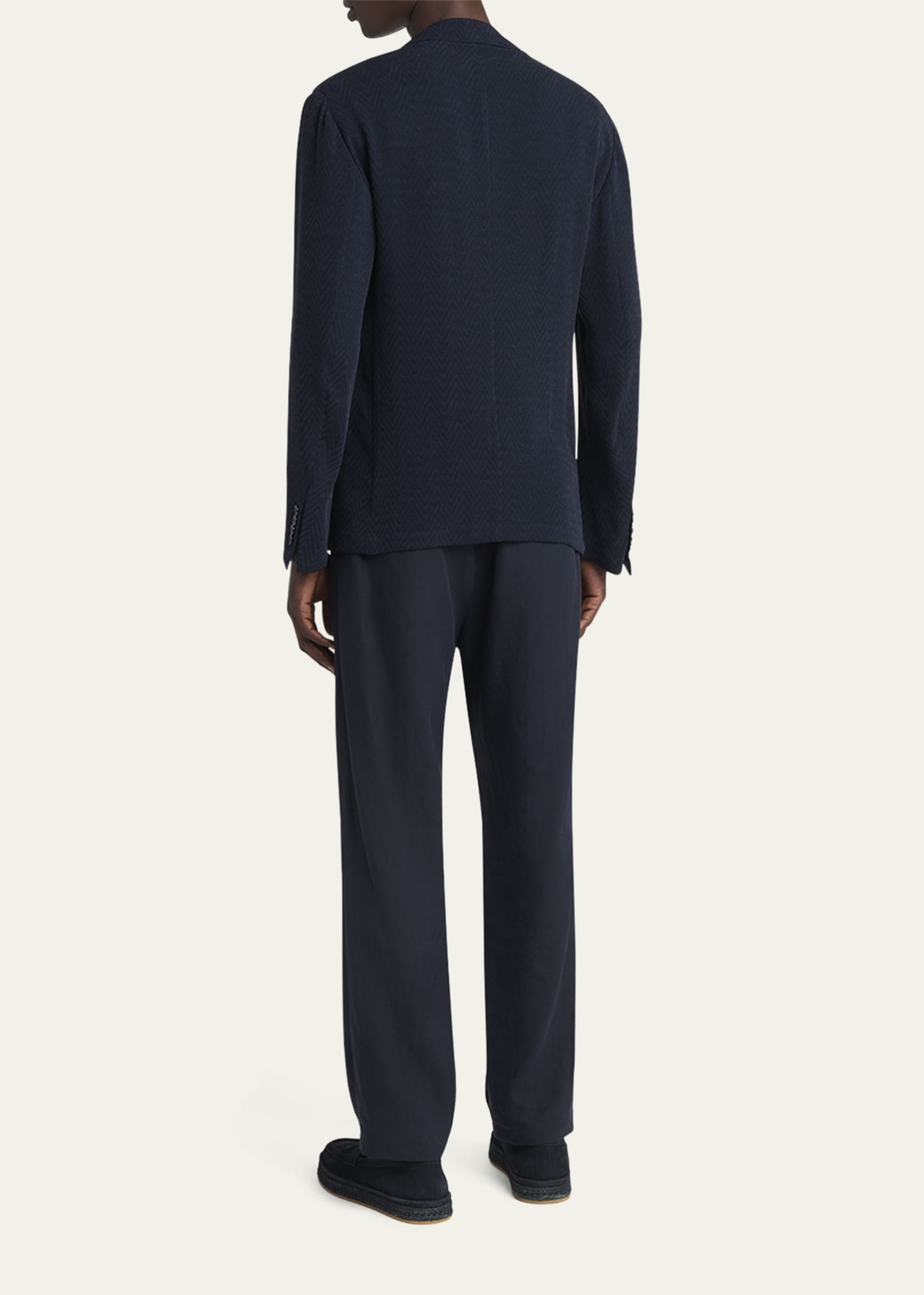 Giorgio Armani Men's One Shot Macro-Chevron Sport Coat Image 3 of 5