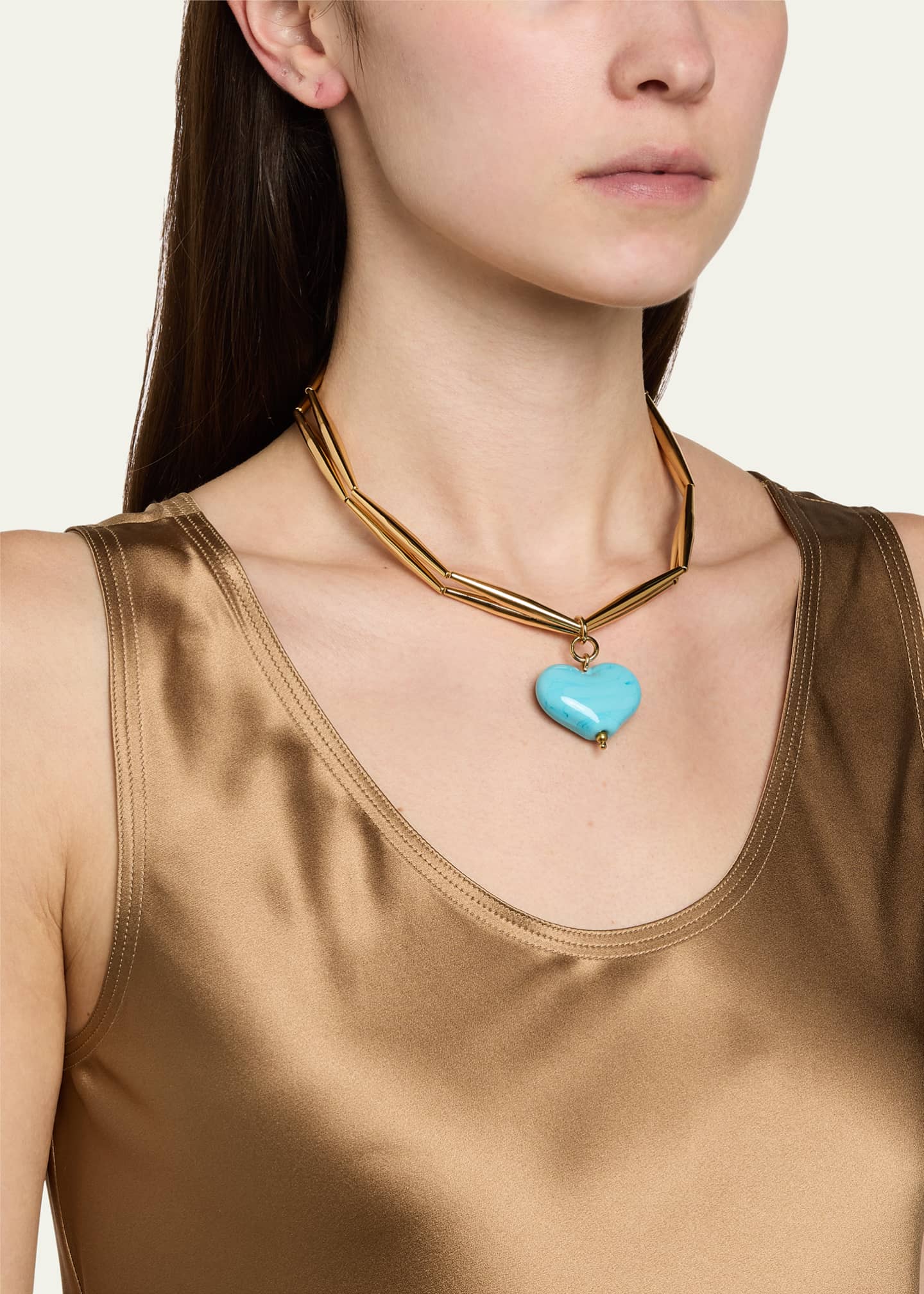 TOHUM Design Cuore Duo Necklace Image 2 of 4