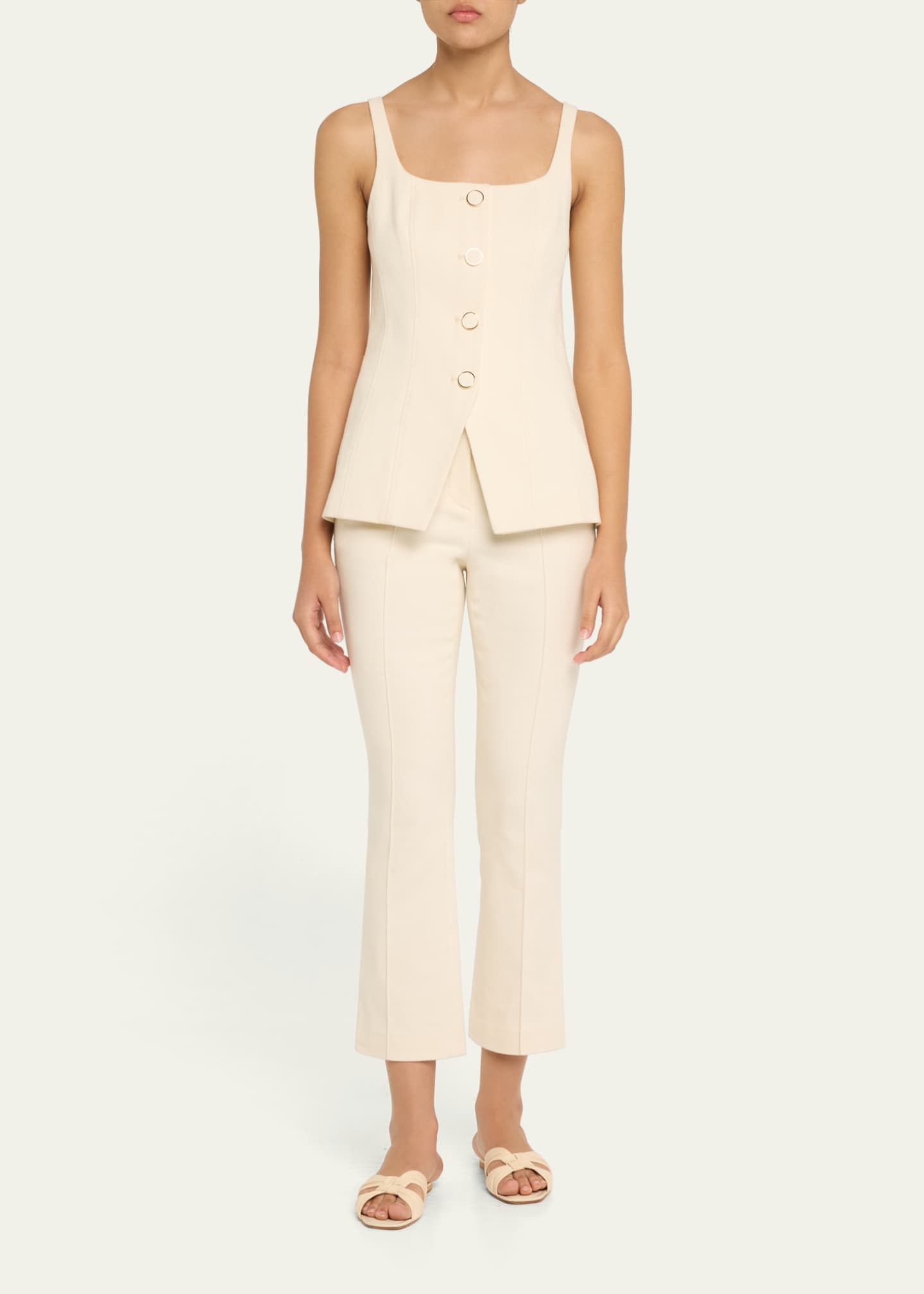 Veronica Beard Kimra Cropped Pants Image 2 of 5