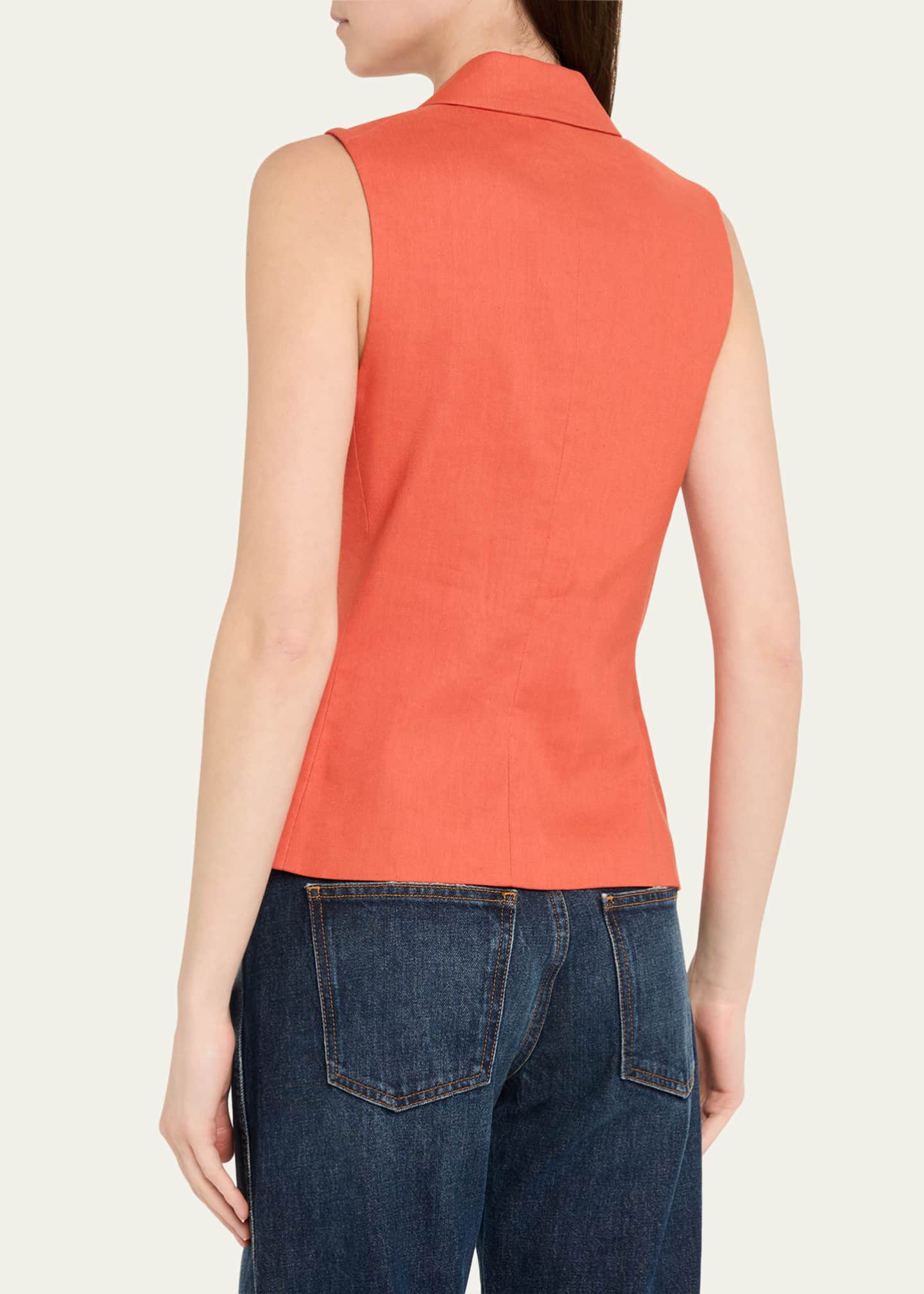 Veronica Beard Benny Tailored Vest Image 3 of 5