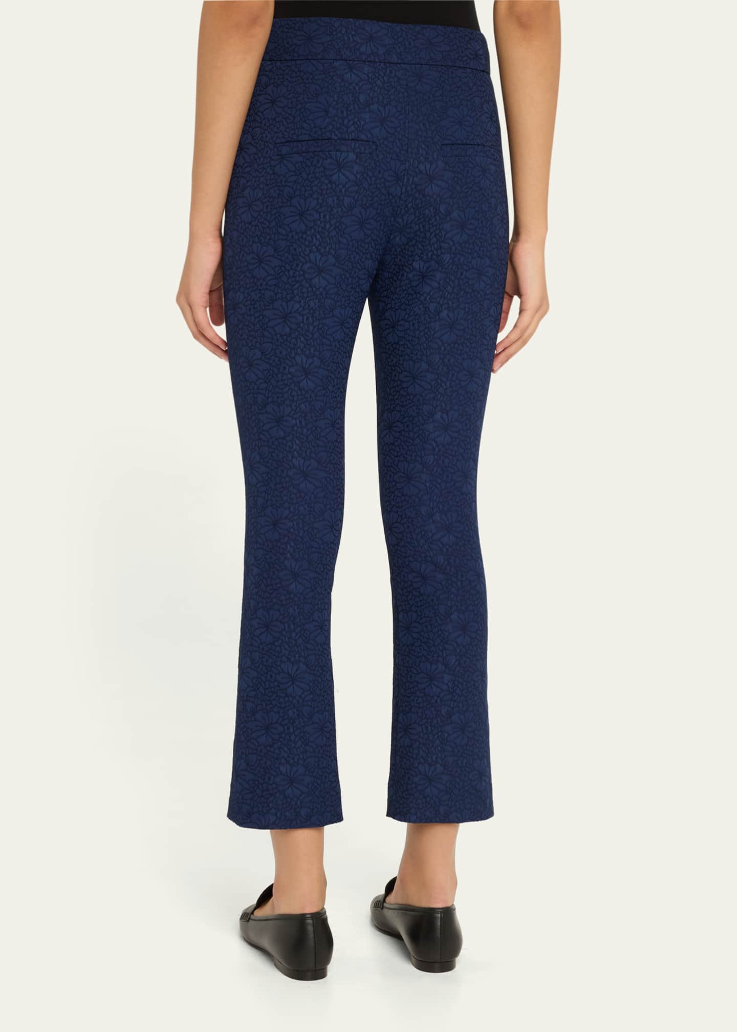 Veronica Beard Dell Floral Tailored Trousers Image 3 of 5