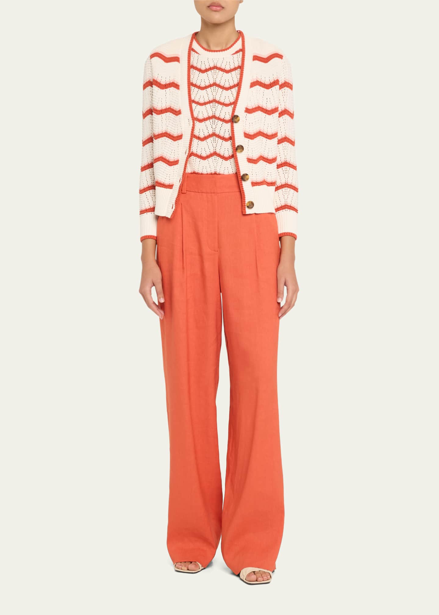 Veronica Beard Heyser Wide-Leg Pants Image 2 of 5