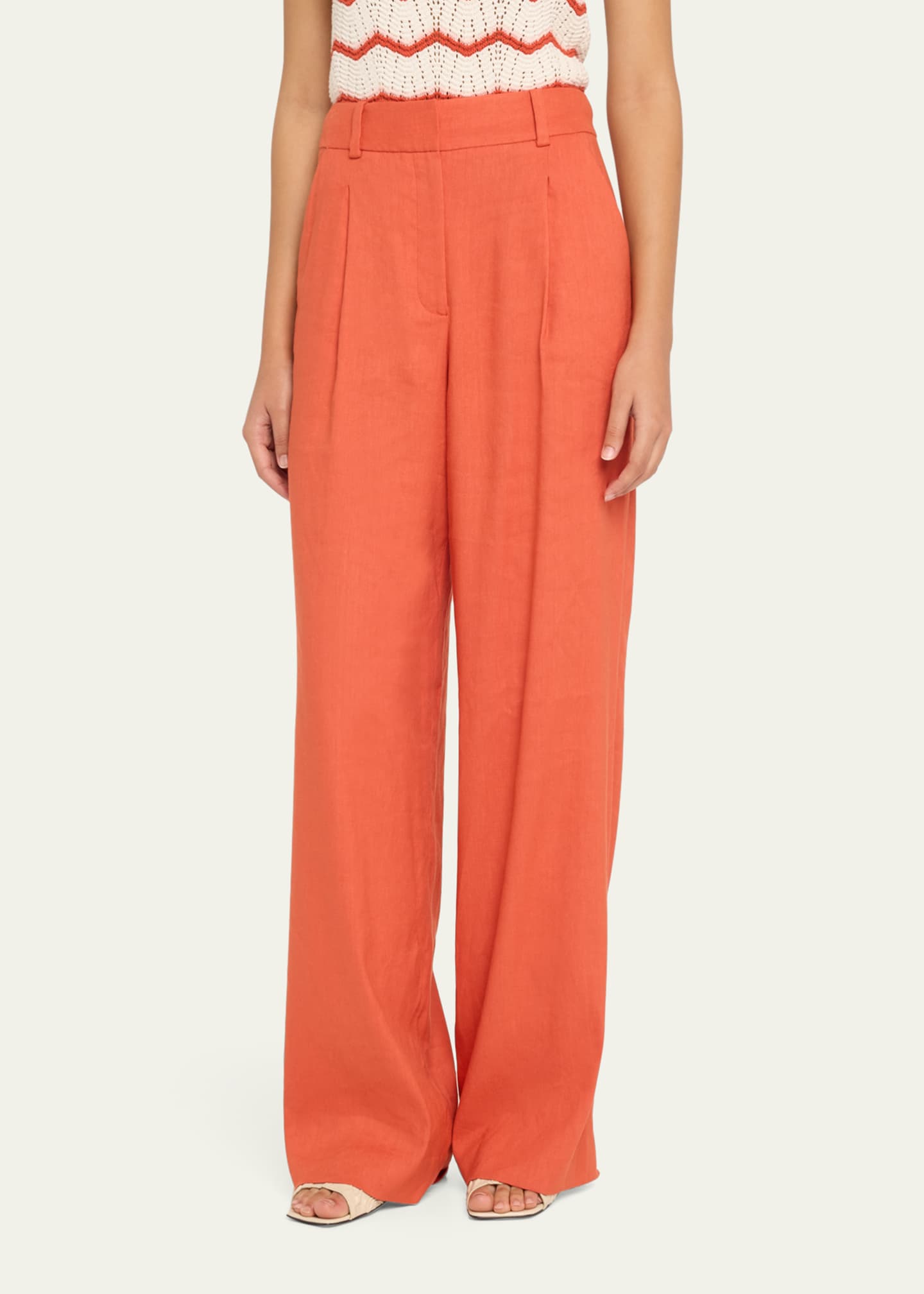Veronica Beard Heyser Wide-Leg Pants Image 4 of 5
