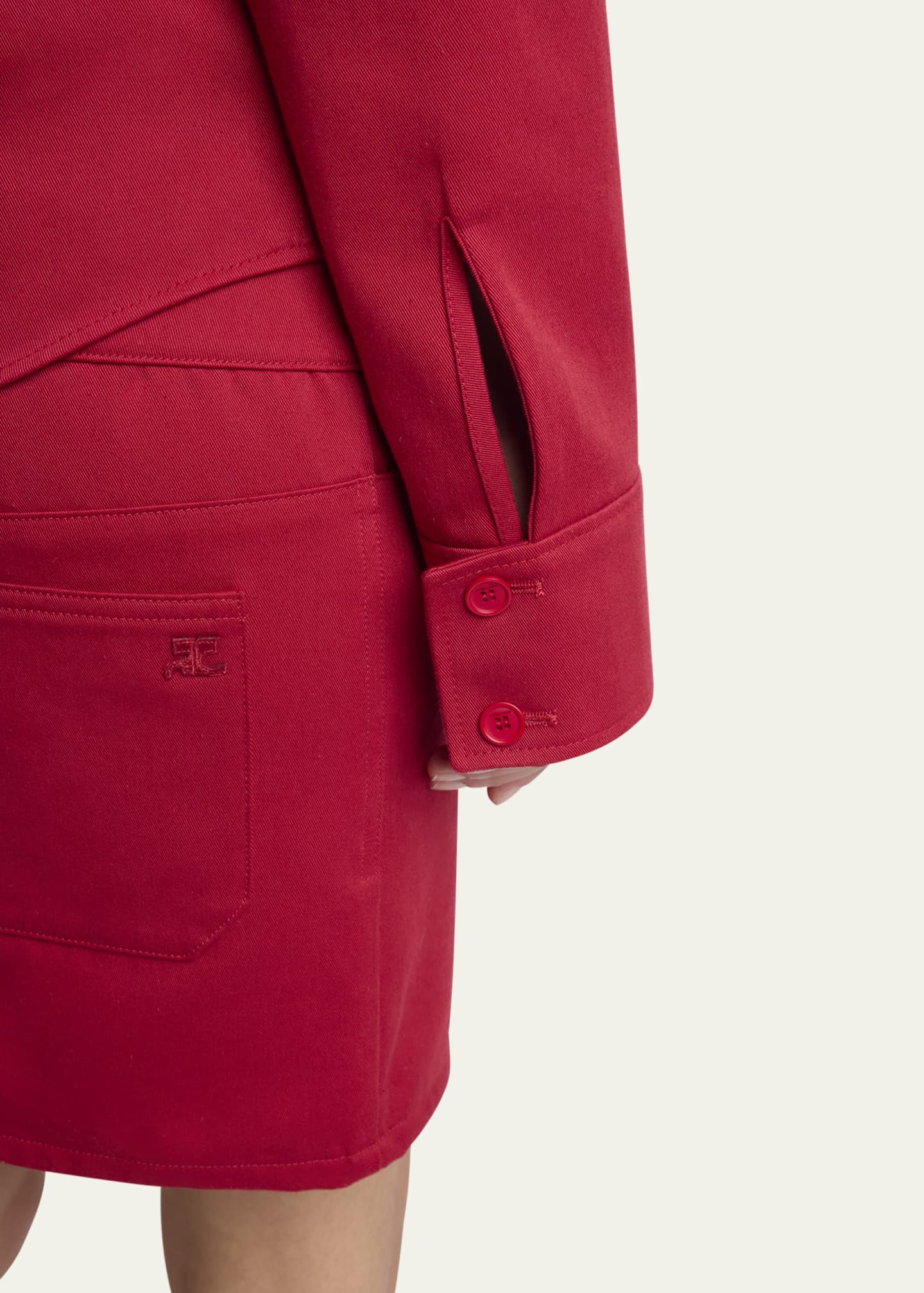 Utility Button Down Cotton Shirt
