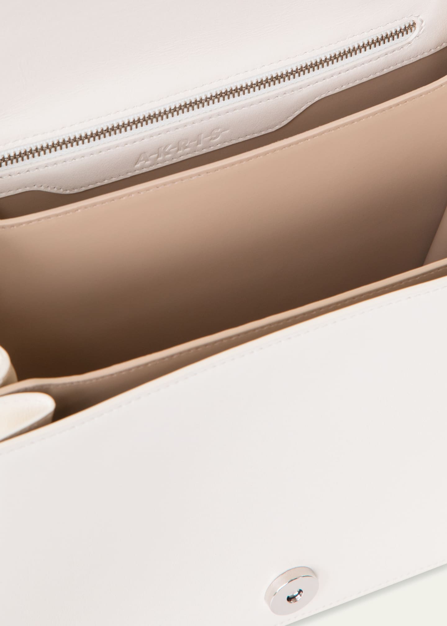 Akris Alice Flap Leather Crossbody Bag Image 3 of 4