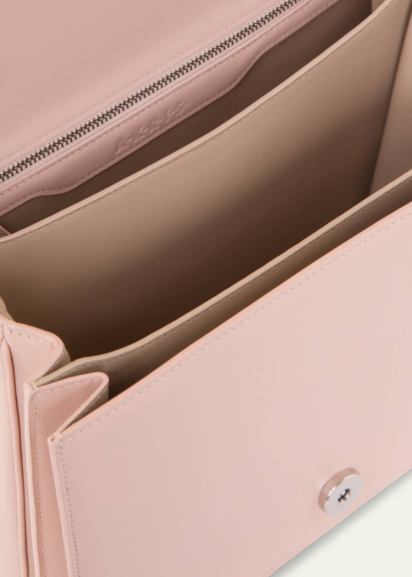 Akris Alice Flap Leather Crossbody Bag Image 3 of 4