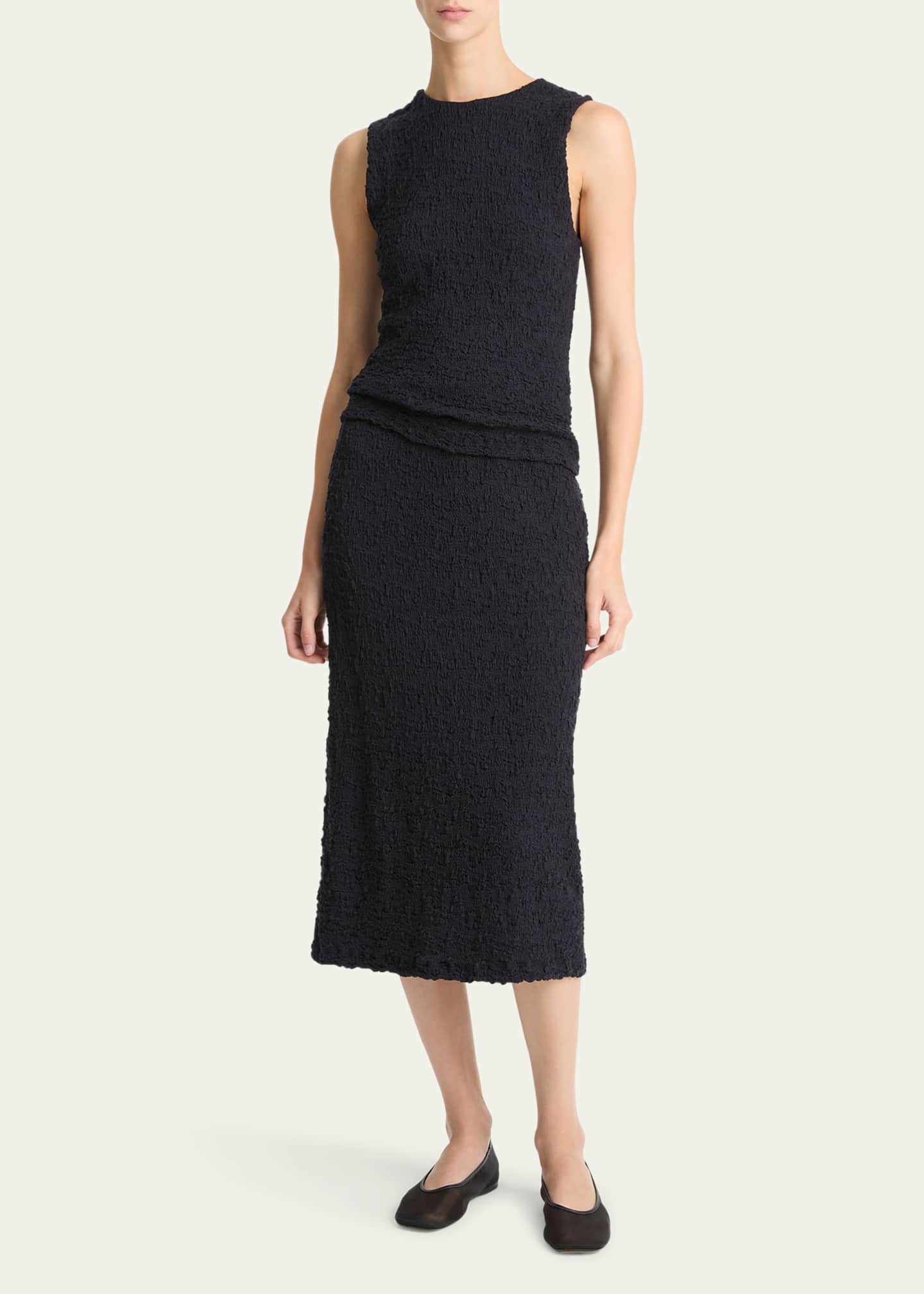 Vince Sleeveless Smocked Top Image 2 of 4