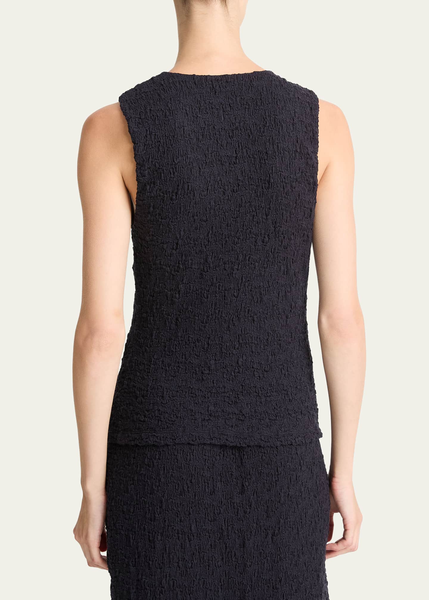 Vince Sleeveless Smocked Top Image 3 of 4