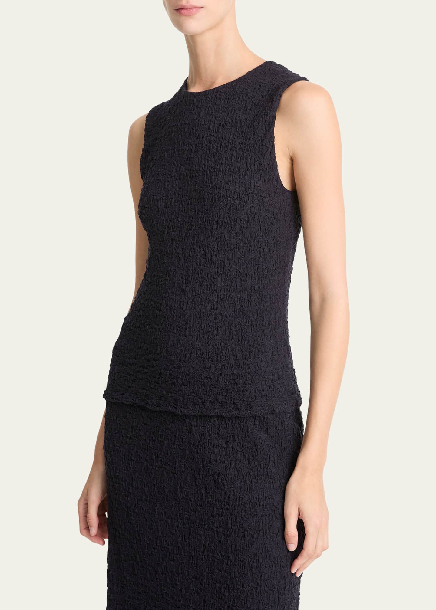 Vince Sleeveless Smocked Top Image 4 of 4