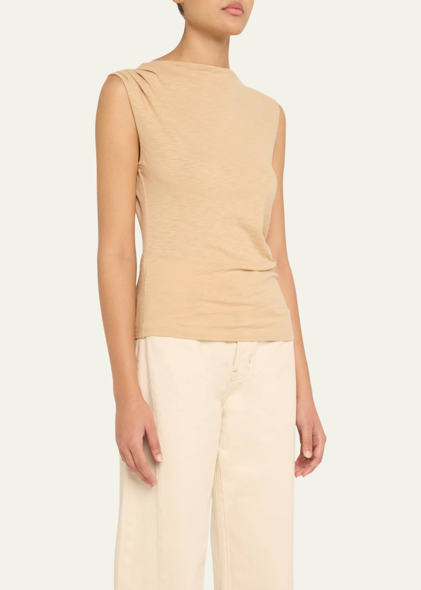 Veronica Beard Brody Sleeveless Tee Image 4 of 5
