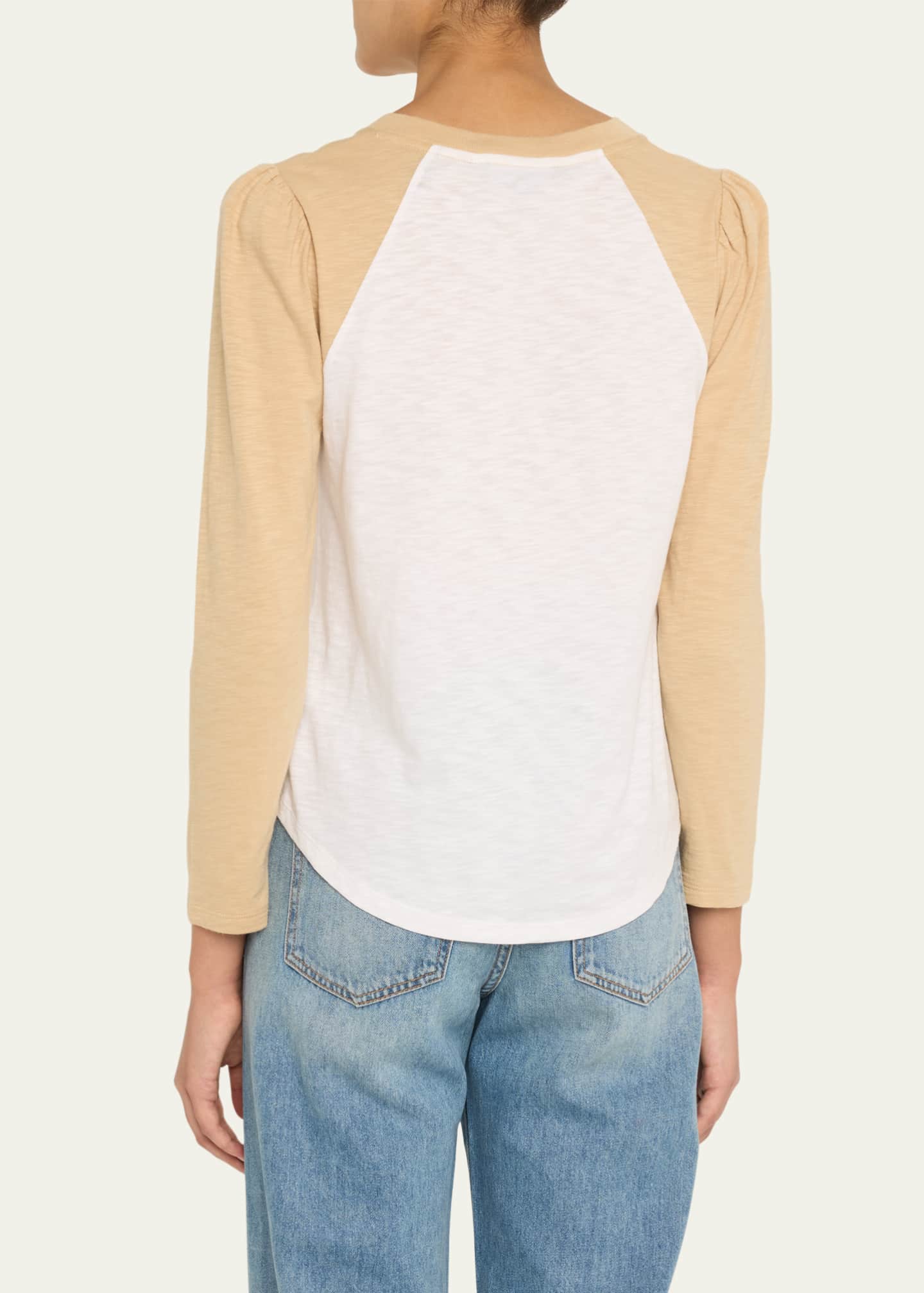 Veronica Beard Mason Baseball Tee Image 3 of 5