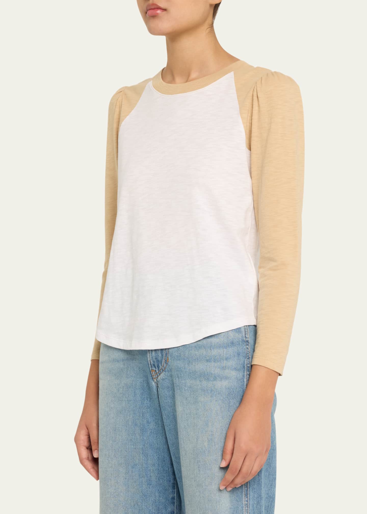 Veronica Beard Mason Baseball Tee Image 4 of 5
