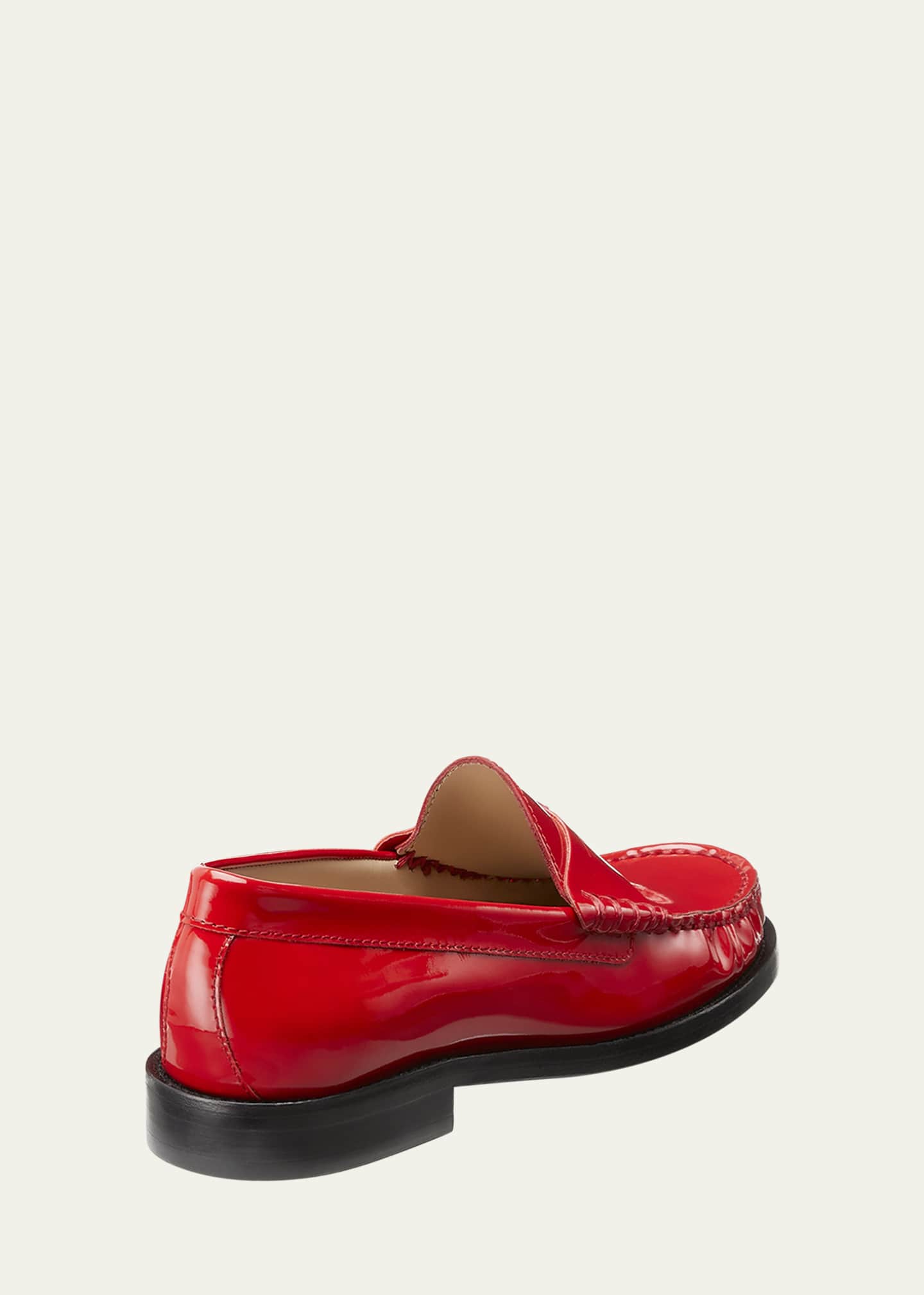 Stuart Weitzman Lottie Patent Penny Loafers Image 4 of 6