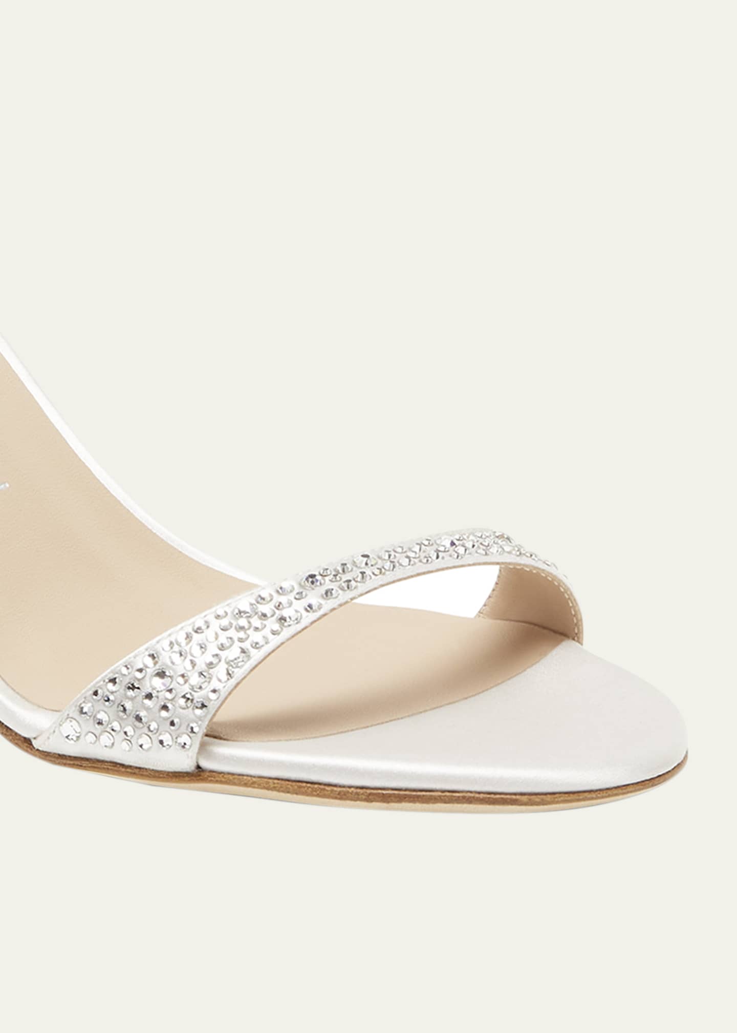 Stuart Weitzman Nudist Embellished Ankle-Strap Sandals Image 4 of 4