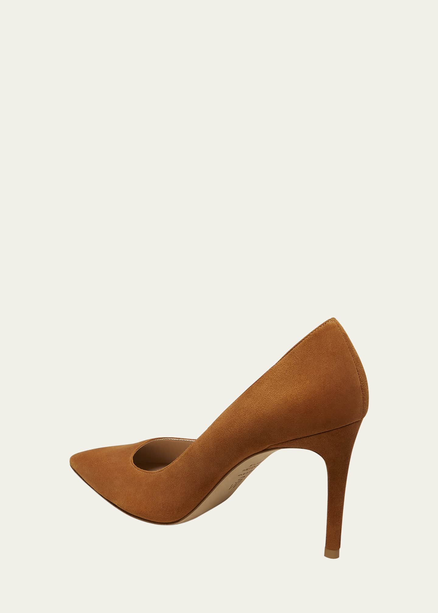 Stuart Weitzman Stuart Suede Classic Pumps Image 3 of 3