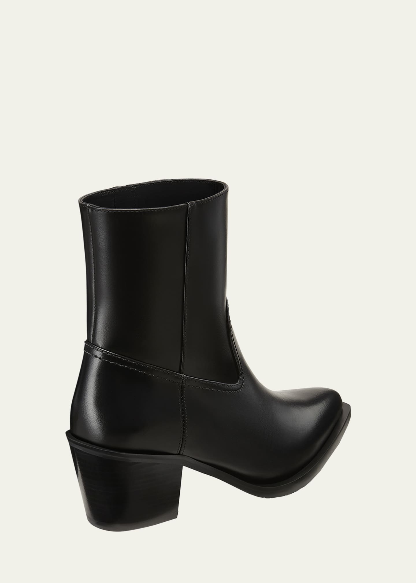 Stuart Weitzman Tate Calfskin Western Booties Image 3 of 4