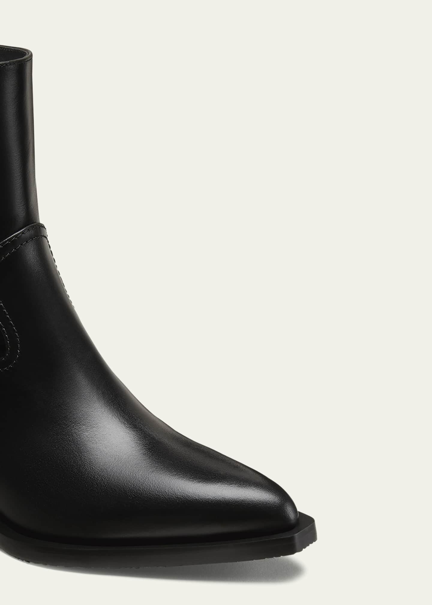 Stuart Weitzman Tate Calfskin Western Booties Image 4 of 4