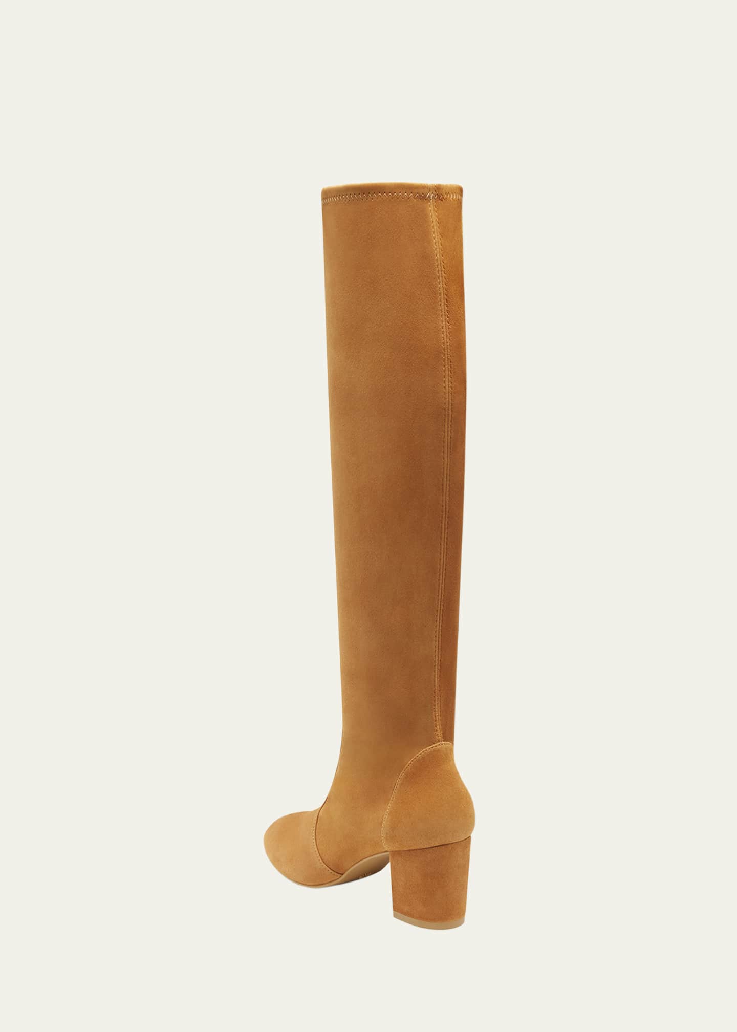 Stuart Weitzman Yuliana Stretch Suede Knee Boots Image 3 of 3