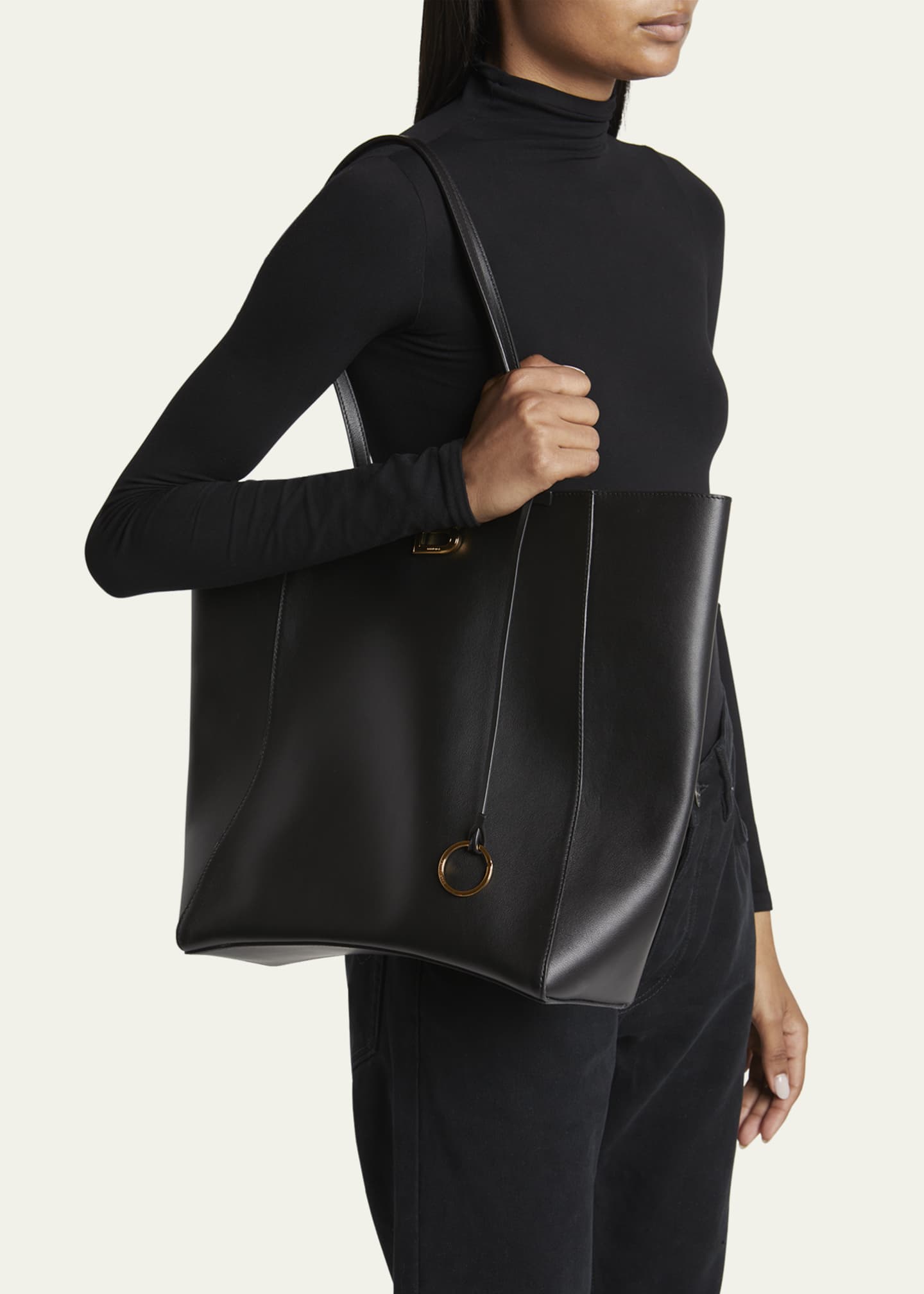 Balenciaga Hourglass Large Soft Leather Tote Bag Image 2 of 5