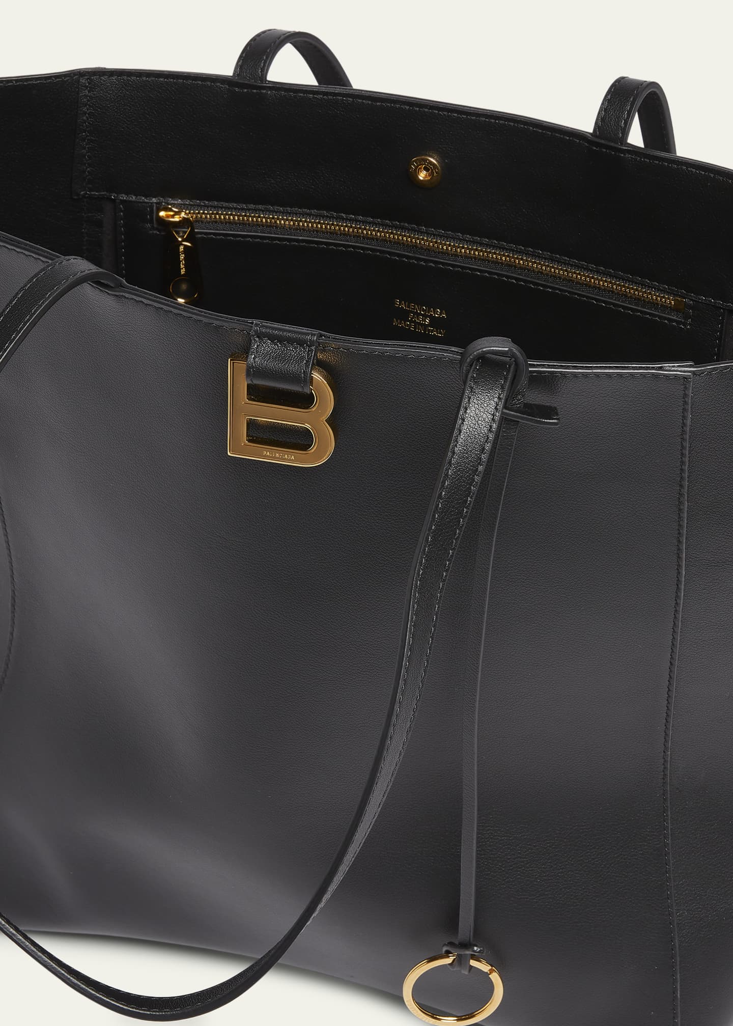 Balenciaga Hourglass Large Soft Leather Tote Bag Image 4 of 5