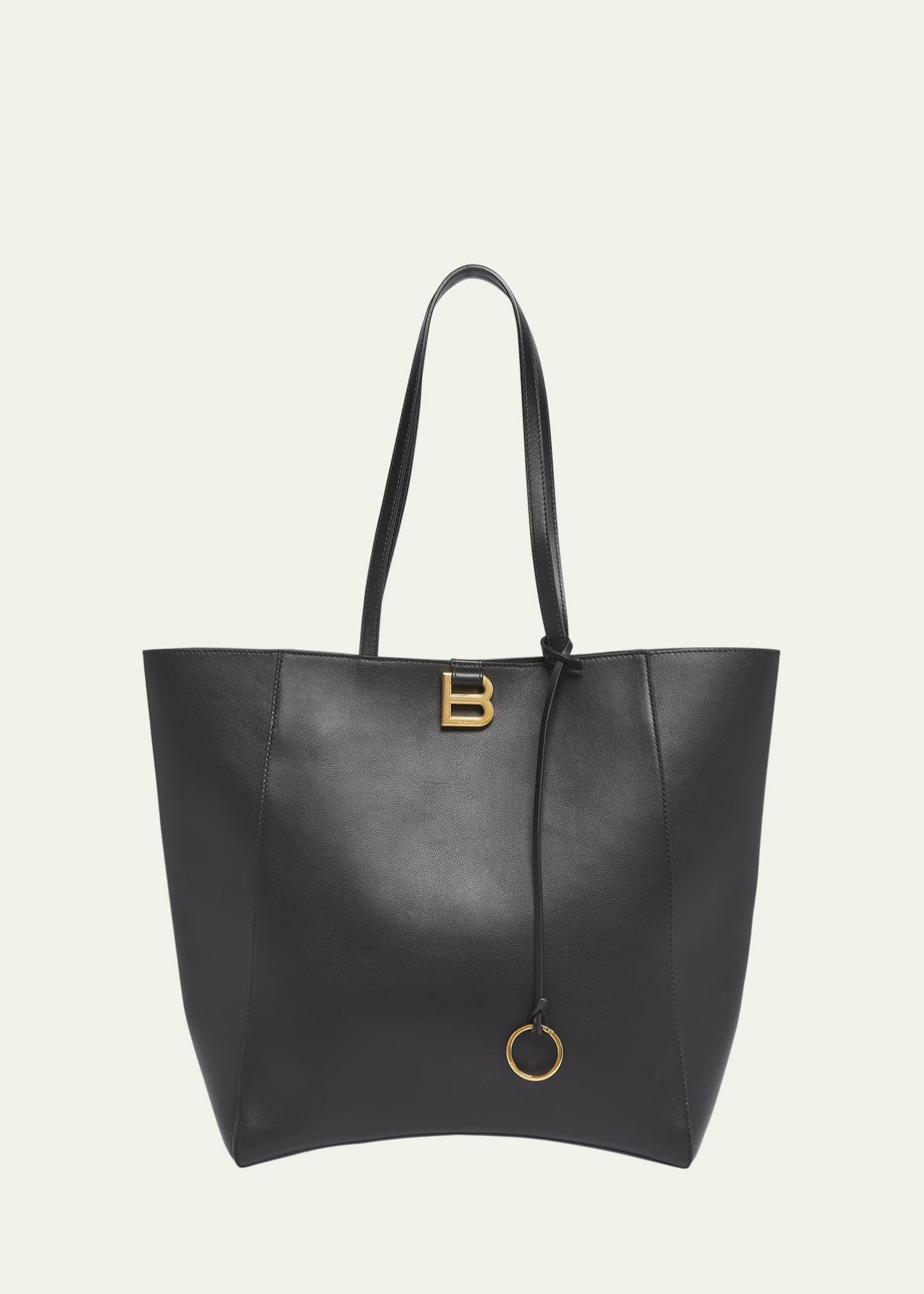 Balenciaga Hourglass Large Soft Leather Tote Bag Image 1 of 5