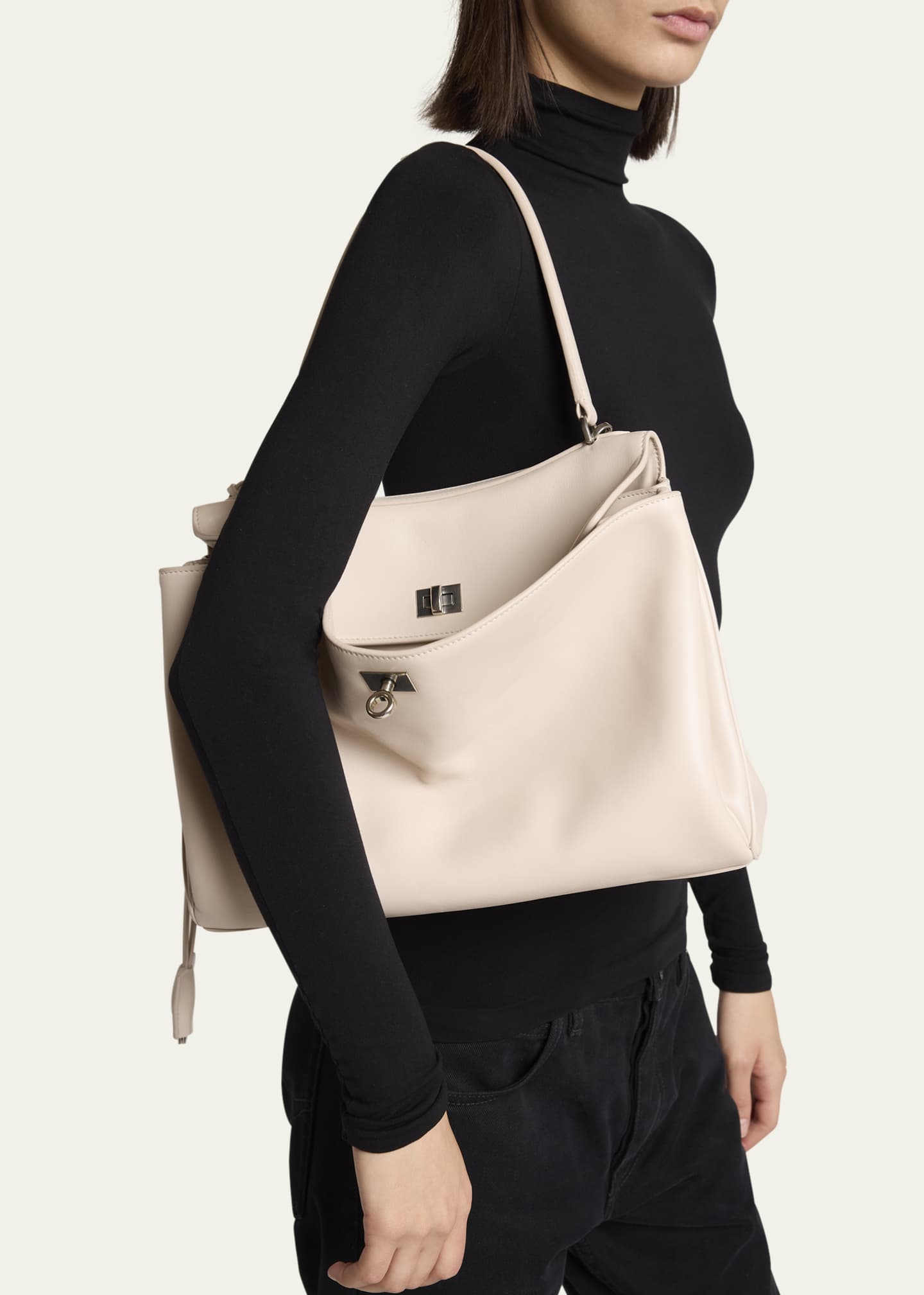 Balenciaga Bel Air Small Leather Shoulder Bag - Bergdorf Goodman