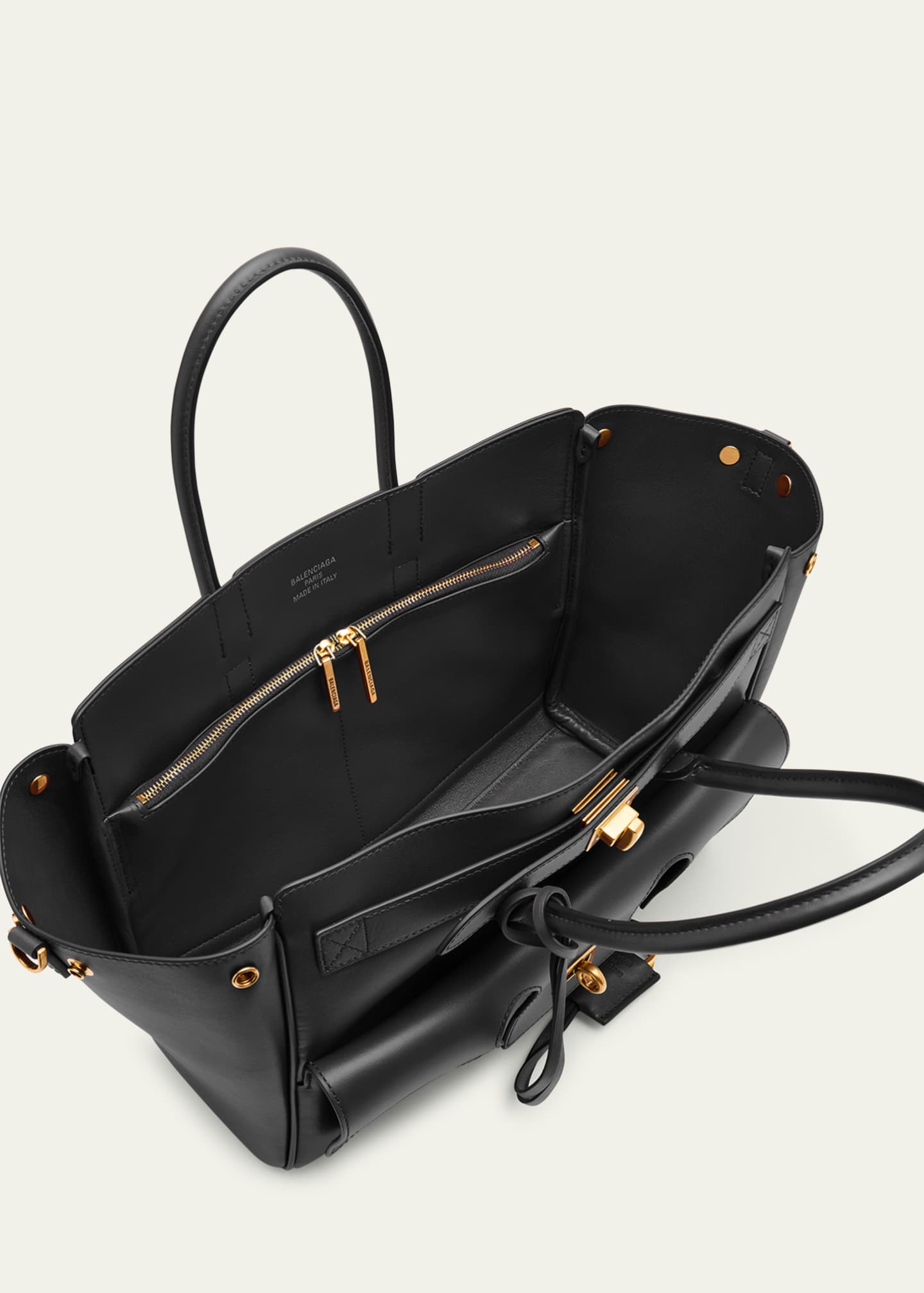 Balenciaga Bel Air Small Leather Top-Handle Bag Image 4 of 7