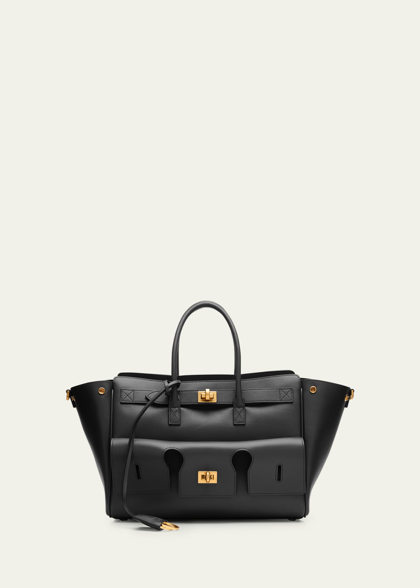 Balenciaga Bel Air Small Leather Top-Handle Bag Image 7 of 7