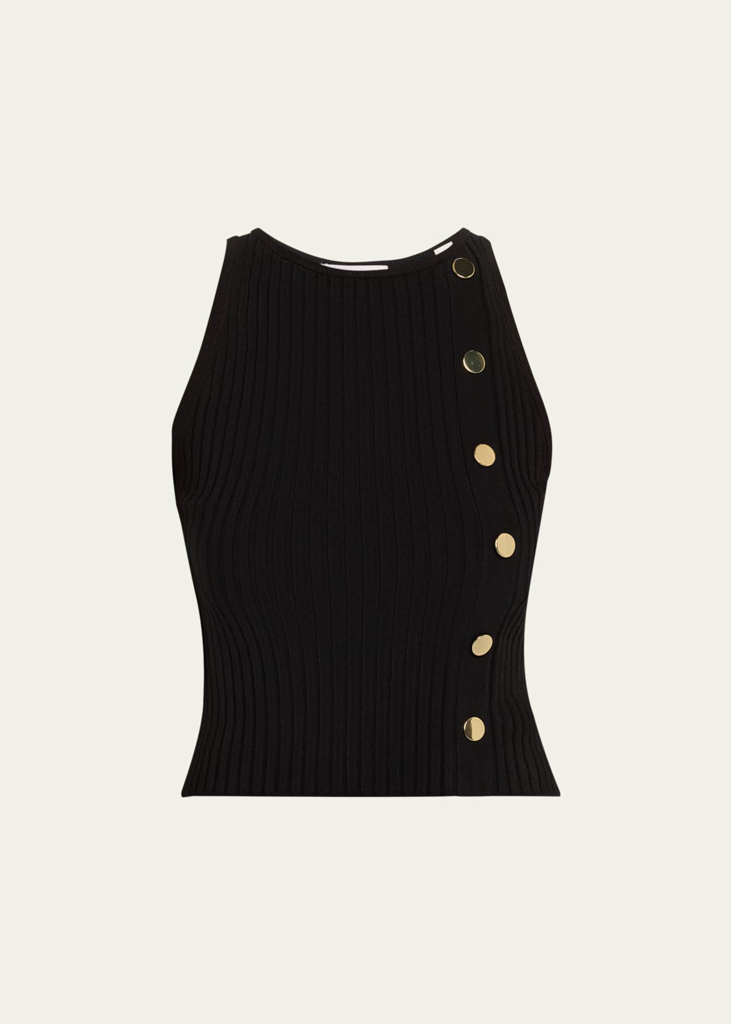 Veronica Beard Tanner Buttoned Rib Midi Skirt Image 1 of 5