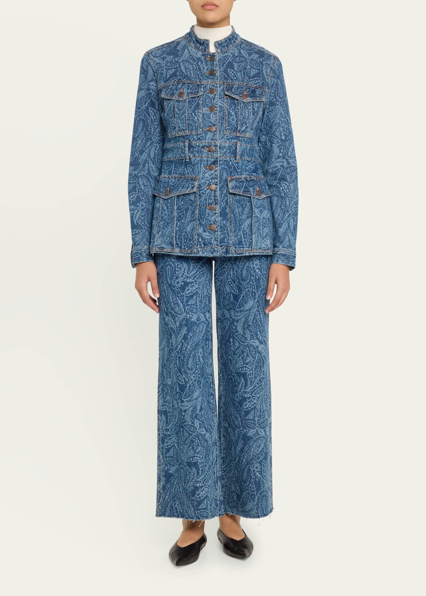 Veronica Beard Tika Denim Jacket Image 2 of 5