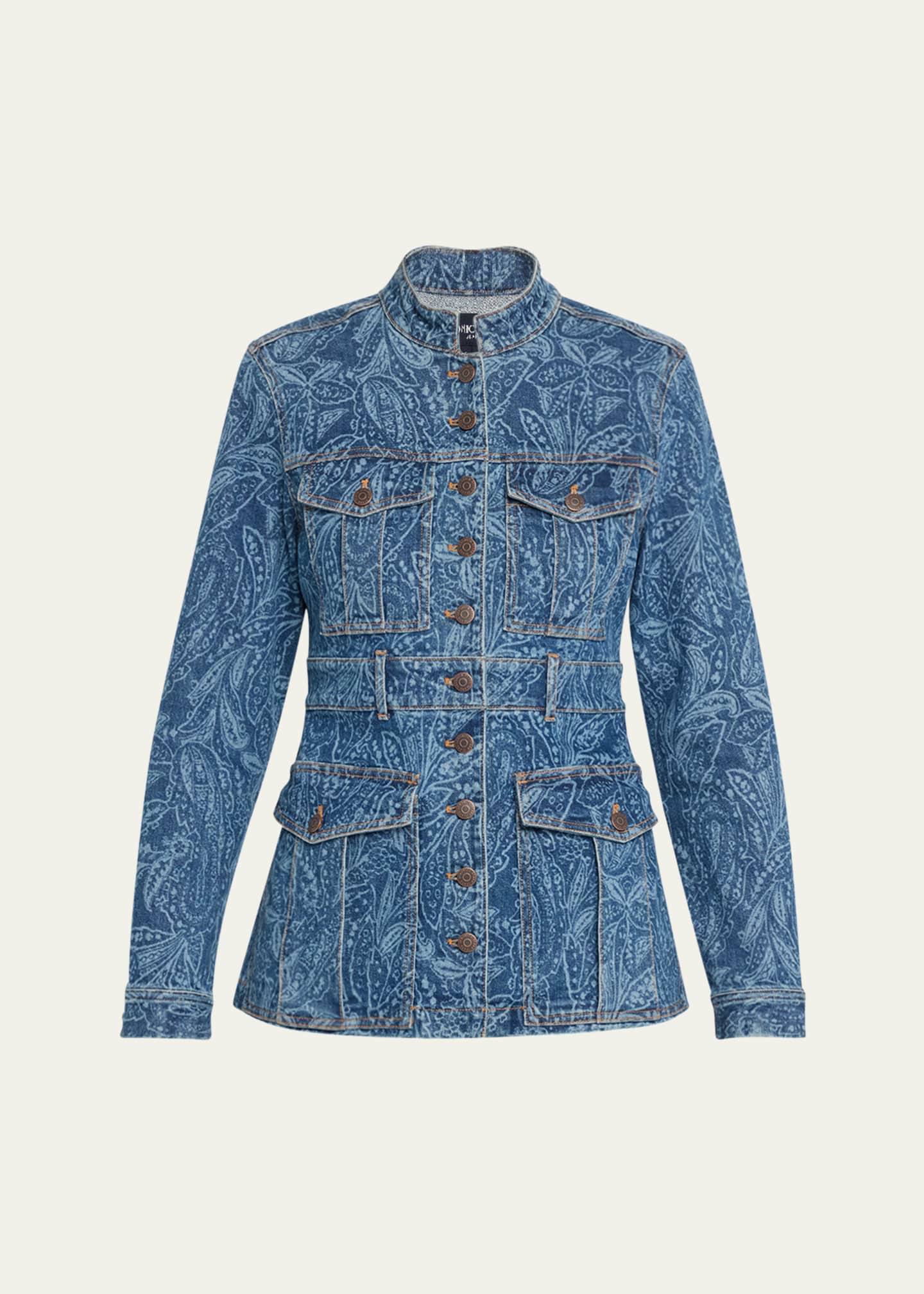 Veronica Beard Tika Denim Jacket Image 1 of 5