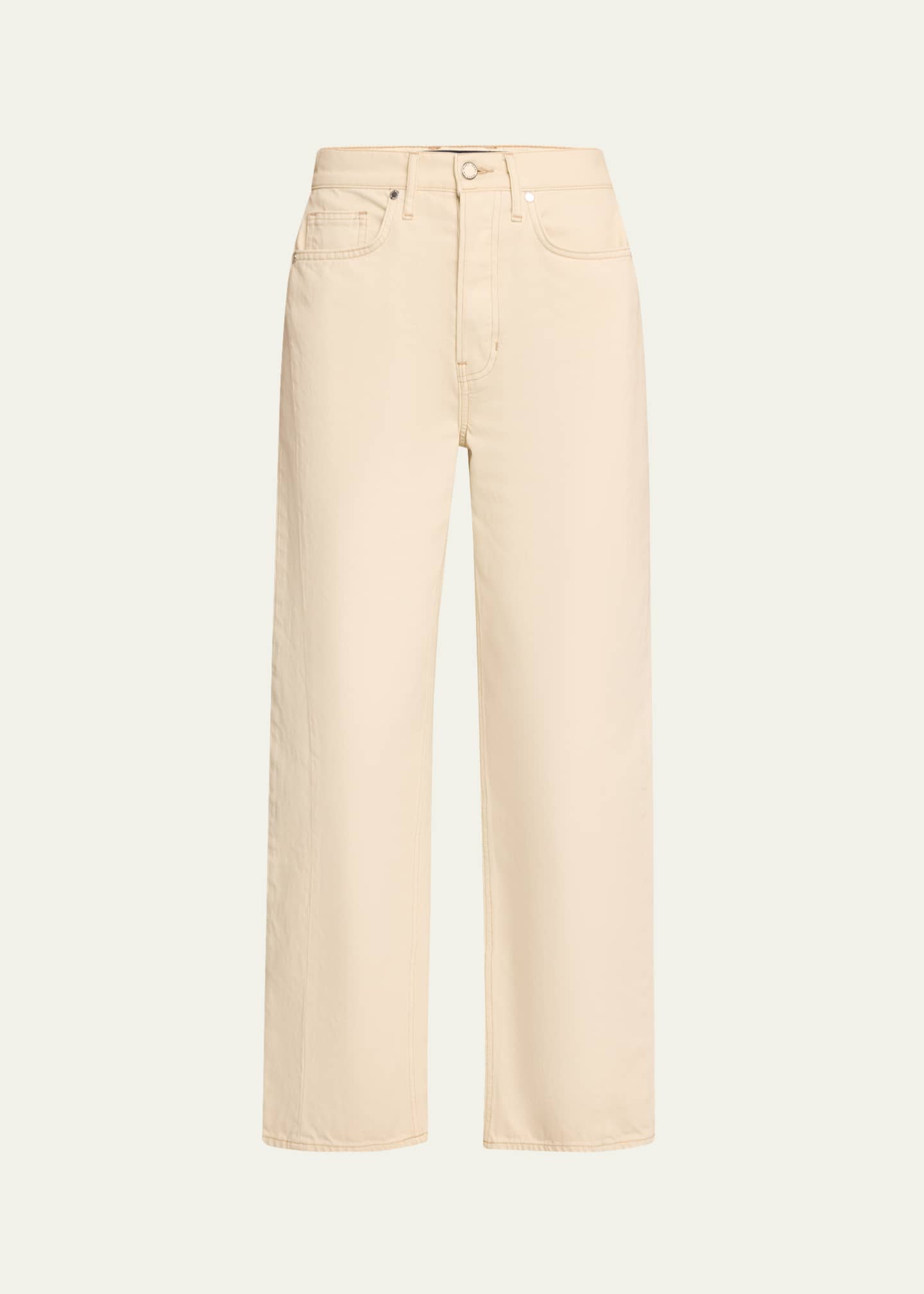 Veronica Beard Ryder High-Rise Saddle Jeans Image 1 of 5