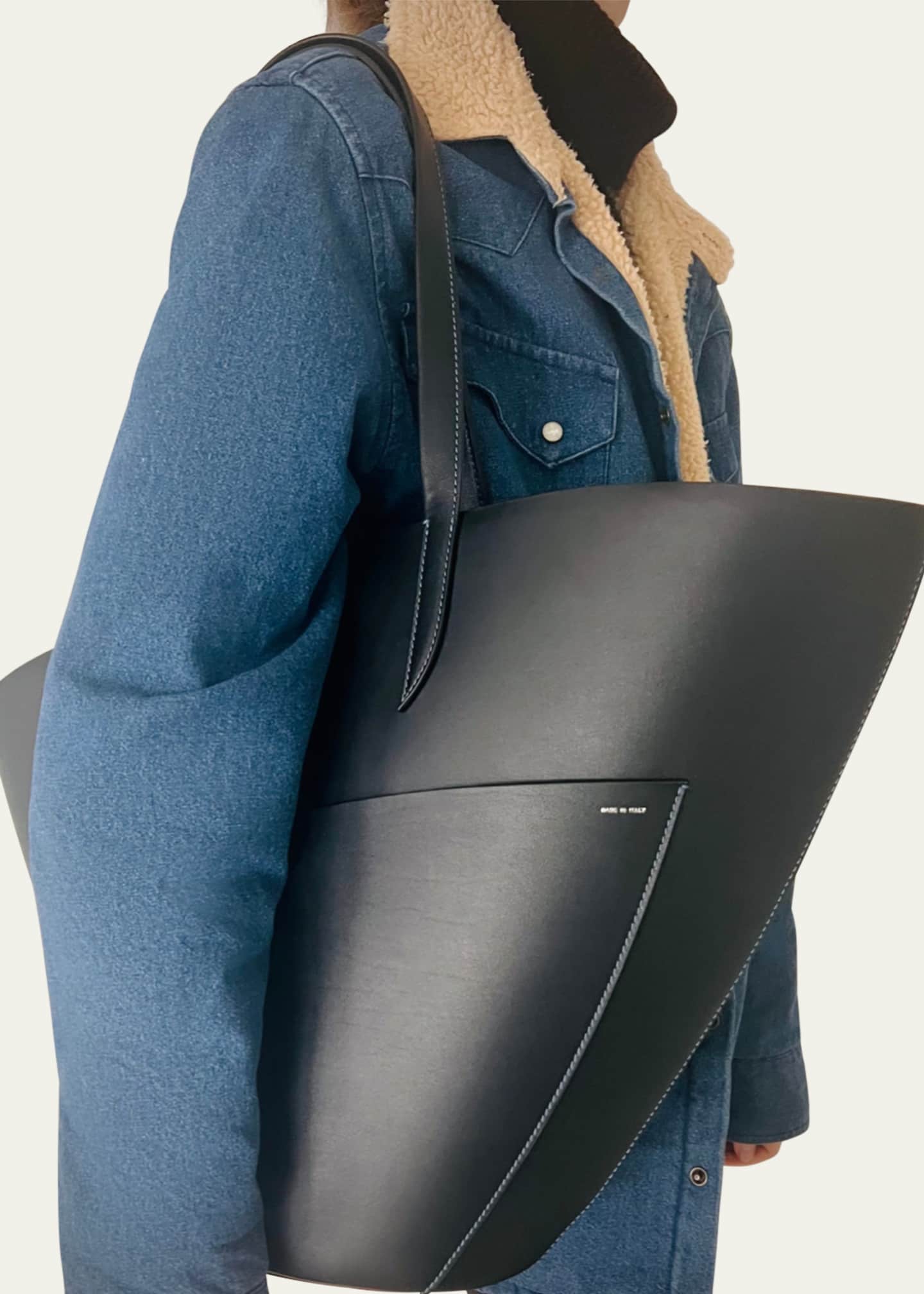 ESHA SONI Arc Large Leather Tote Bag Image 2 of 4